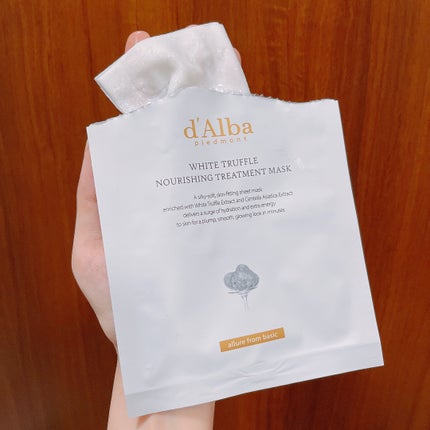 ホワイトトリュフナリシングトリートメントマスク/ダルバ/シートマスク・パックを使ったクチコミ(2枚目)