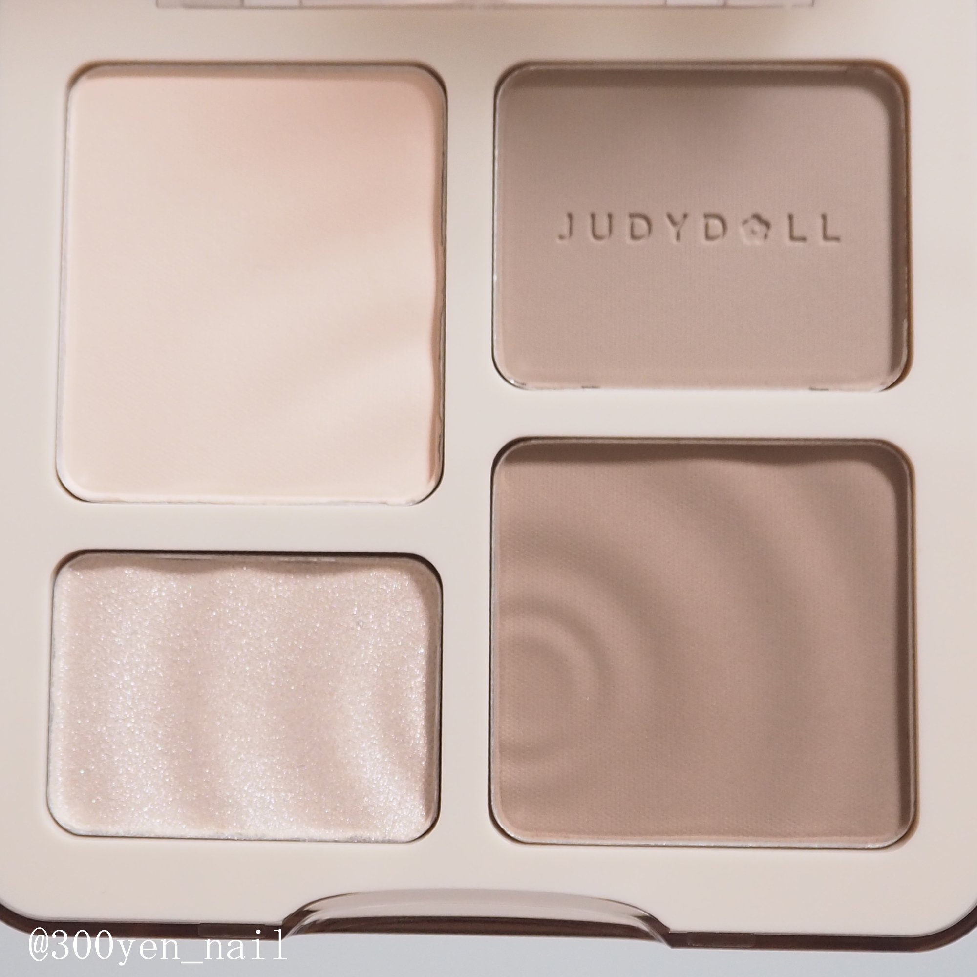 JUDYDOLL メリハリマスターパレット/JUDYDOLL/パウダーハイライトを使ったクチコミ（3枚目）