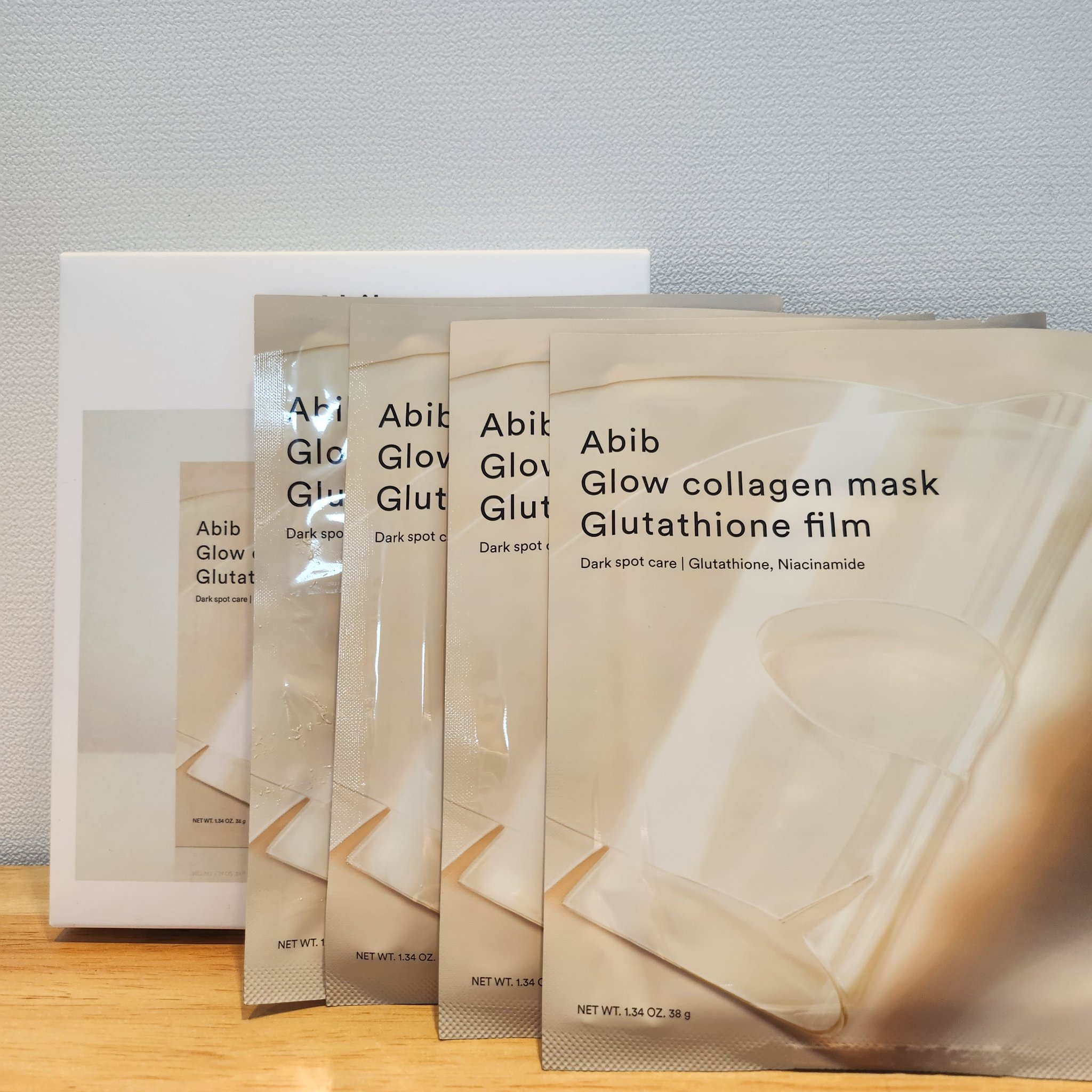 グルタチオンフィルムコラーゲンマスク/Abib /シートマスク・パックを使ったクチコミ（1枚目）