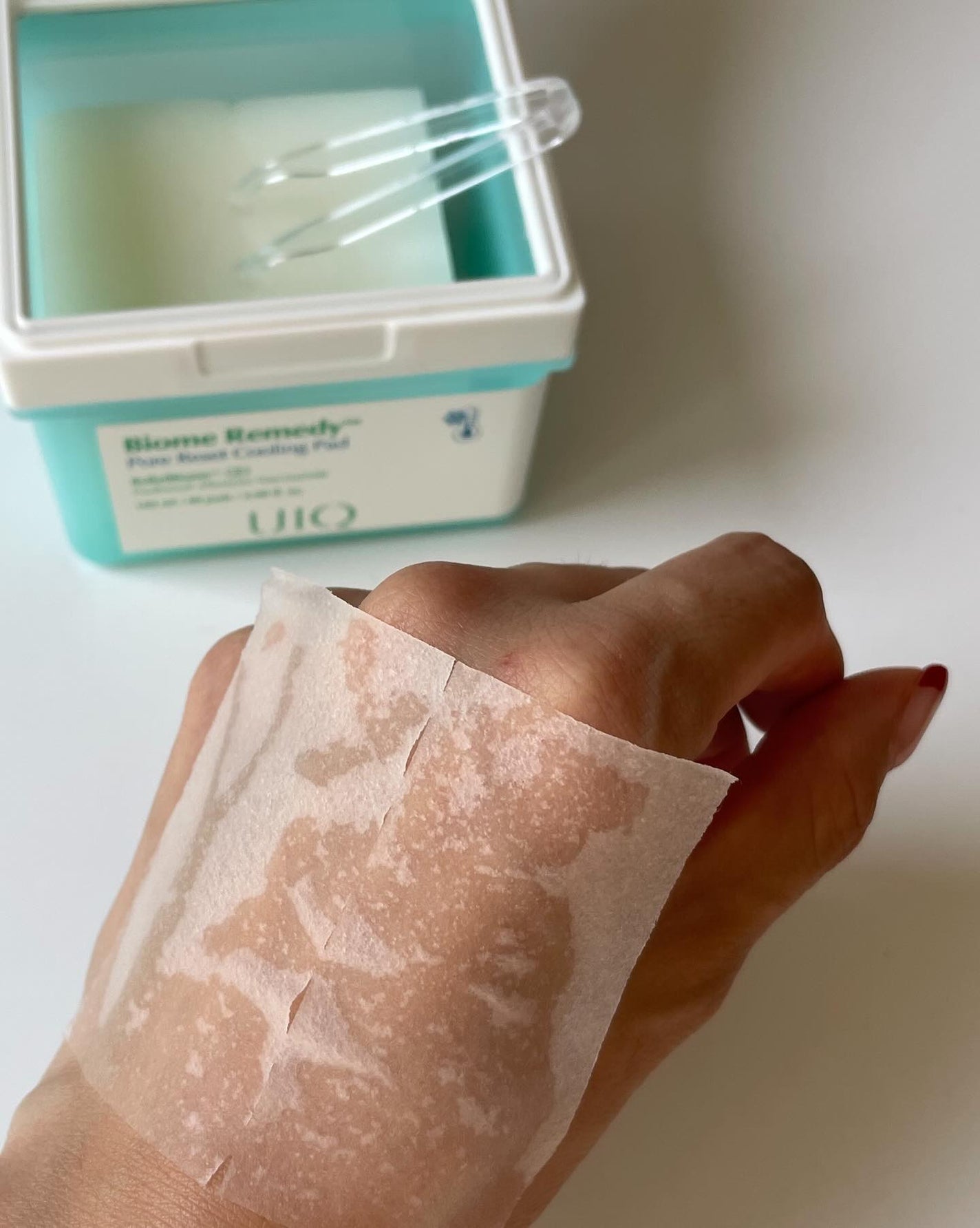 バイオームレメディポアリセットクーリングパッド/UIQ/トナーパッドを使ったクチコミ(3枚目)