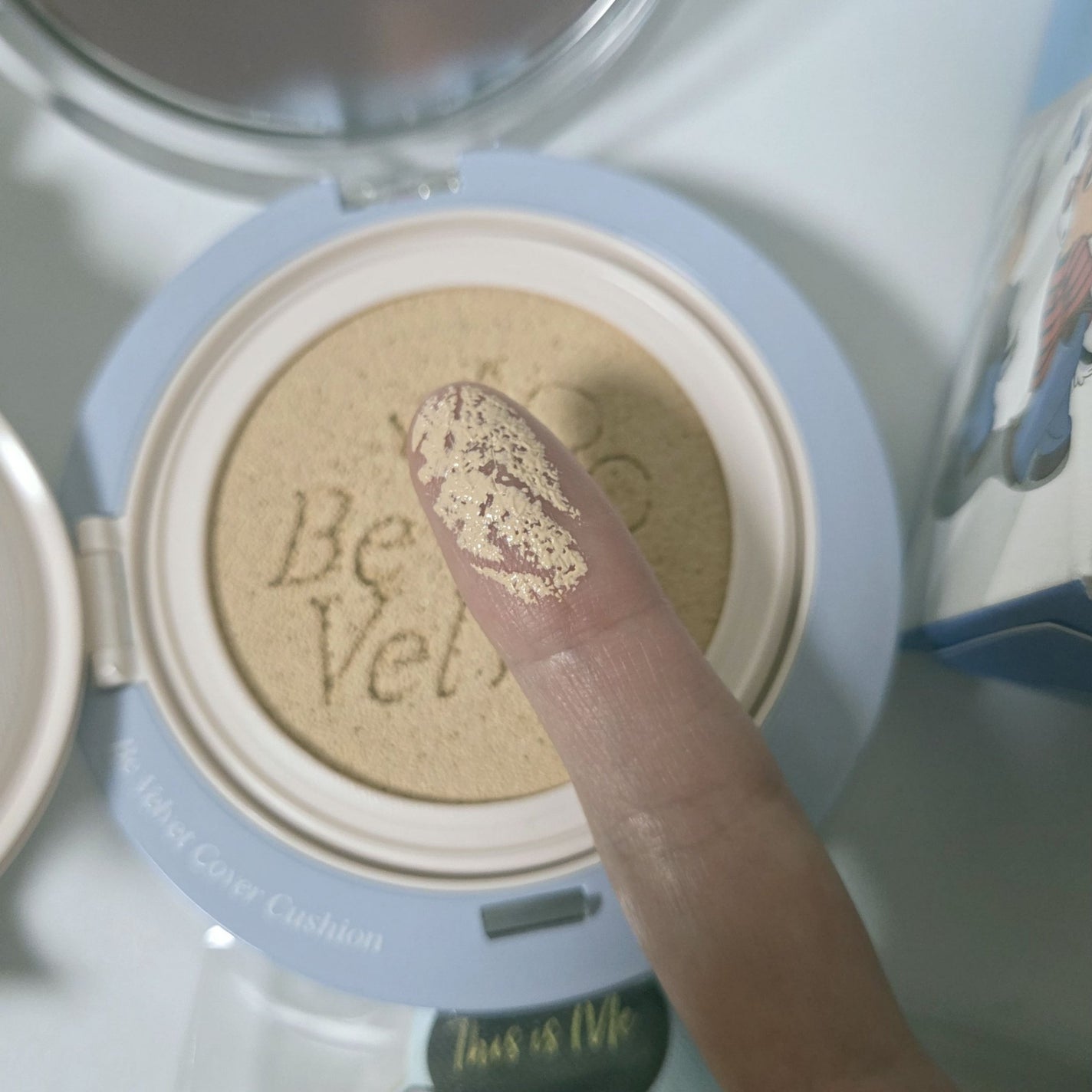 ビーベルベットカバークッション/espoir/クッションファンデーションを使ったクチコミ(4枚目)