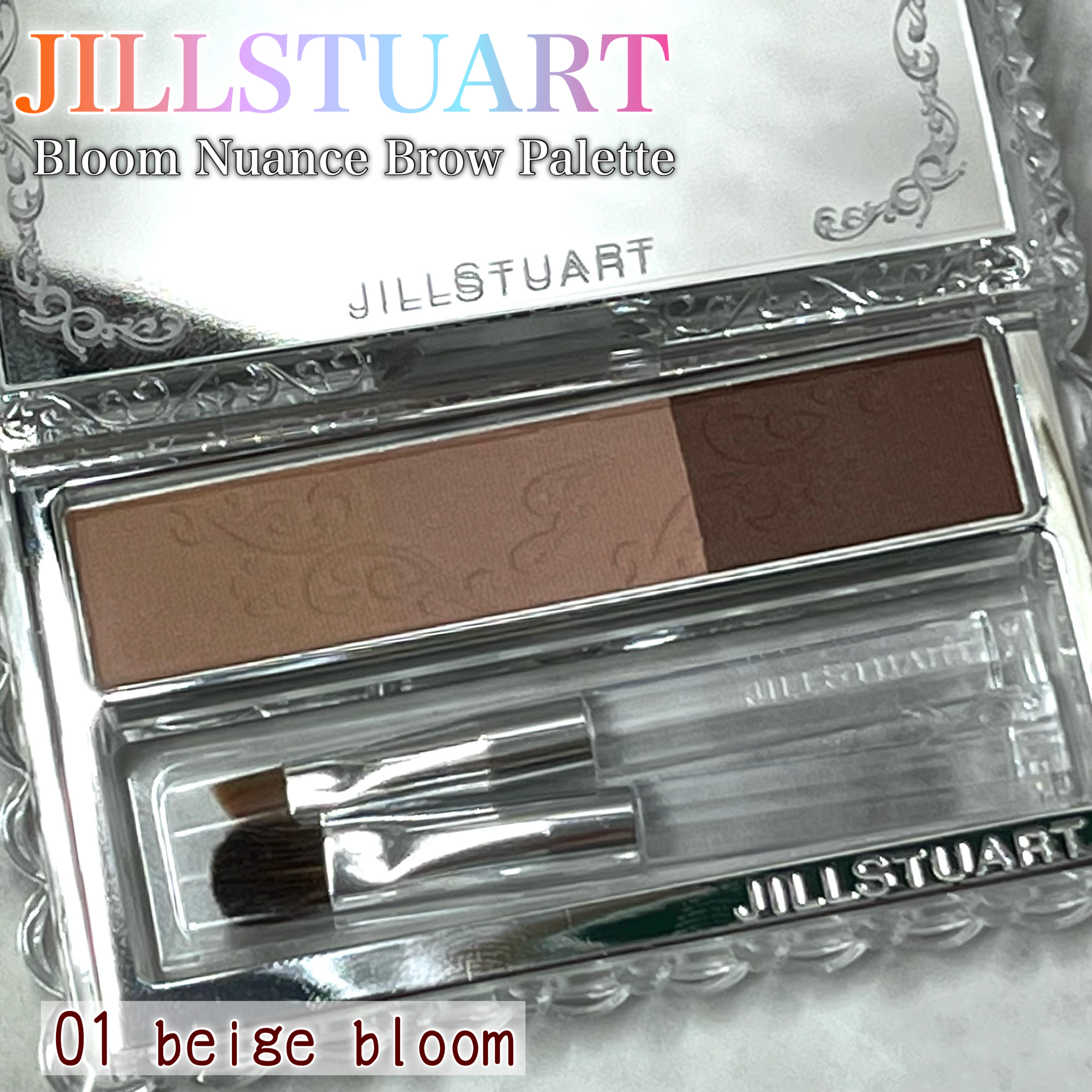 ジルスチュアート ブルームニュアンスブロウパレット/JILL STUART/パウダーアイブロウを使ったクチコミ（3枚目）