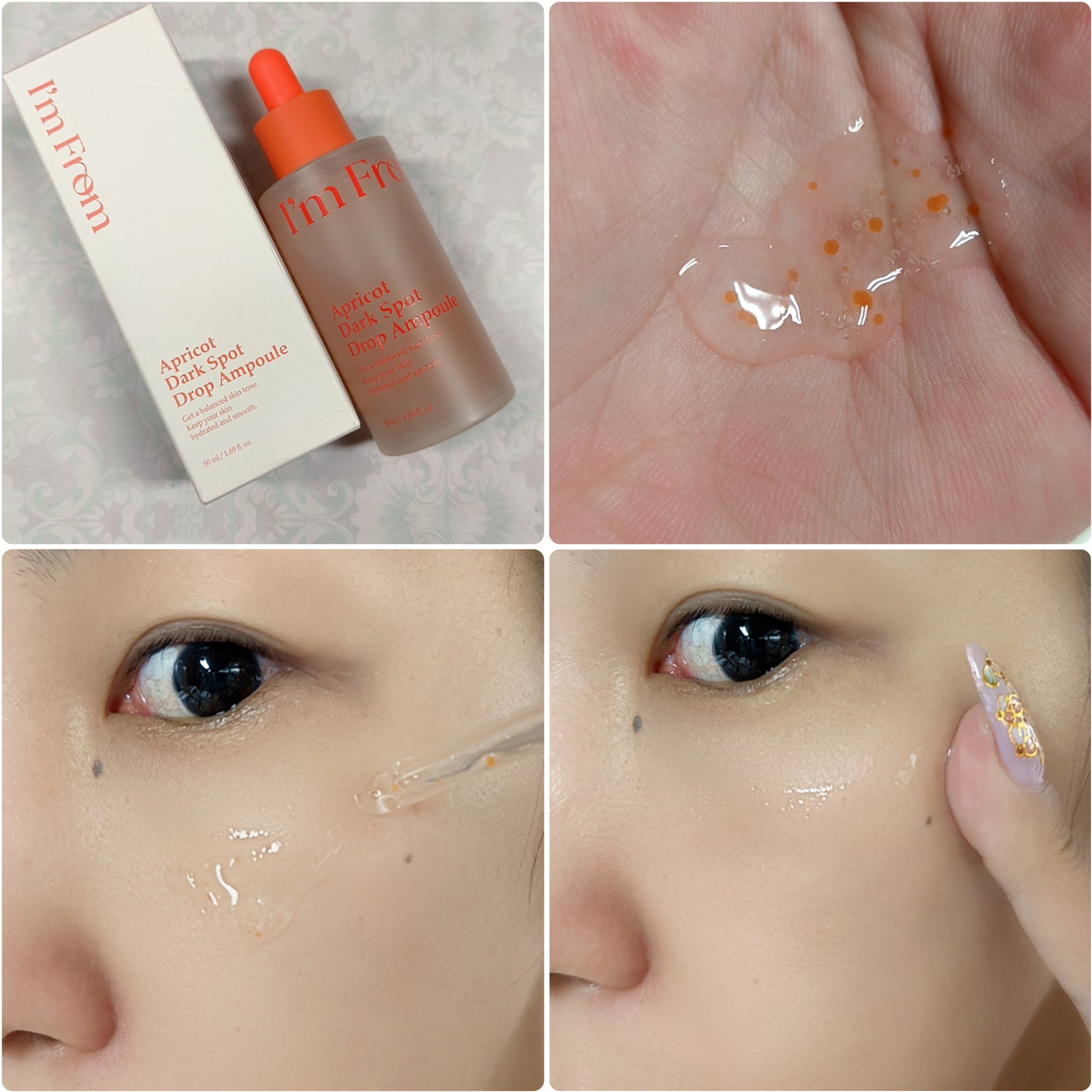 アプリコットダークスポットドロップアンプル/I'm from/美容液を使ったクチコミ（3枚目）