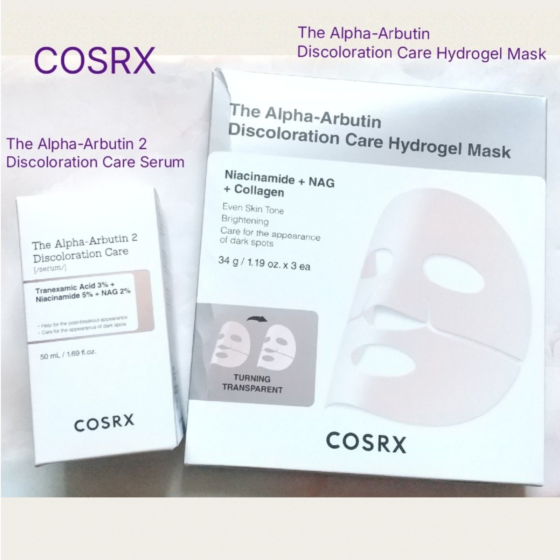 RXザ・アルファ アルブチン ハイドロゲルパック/COSRX/シートマスク・パックを使ったクチコミ（1枚目）