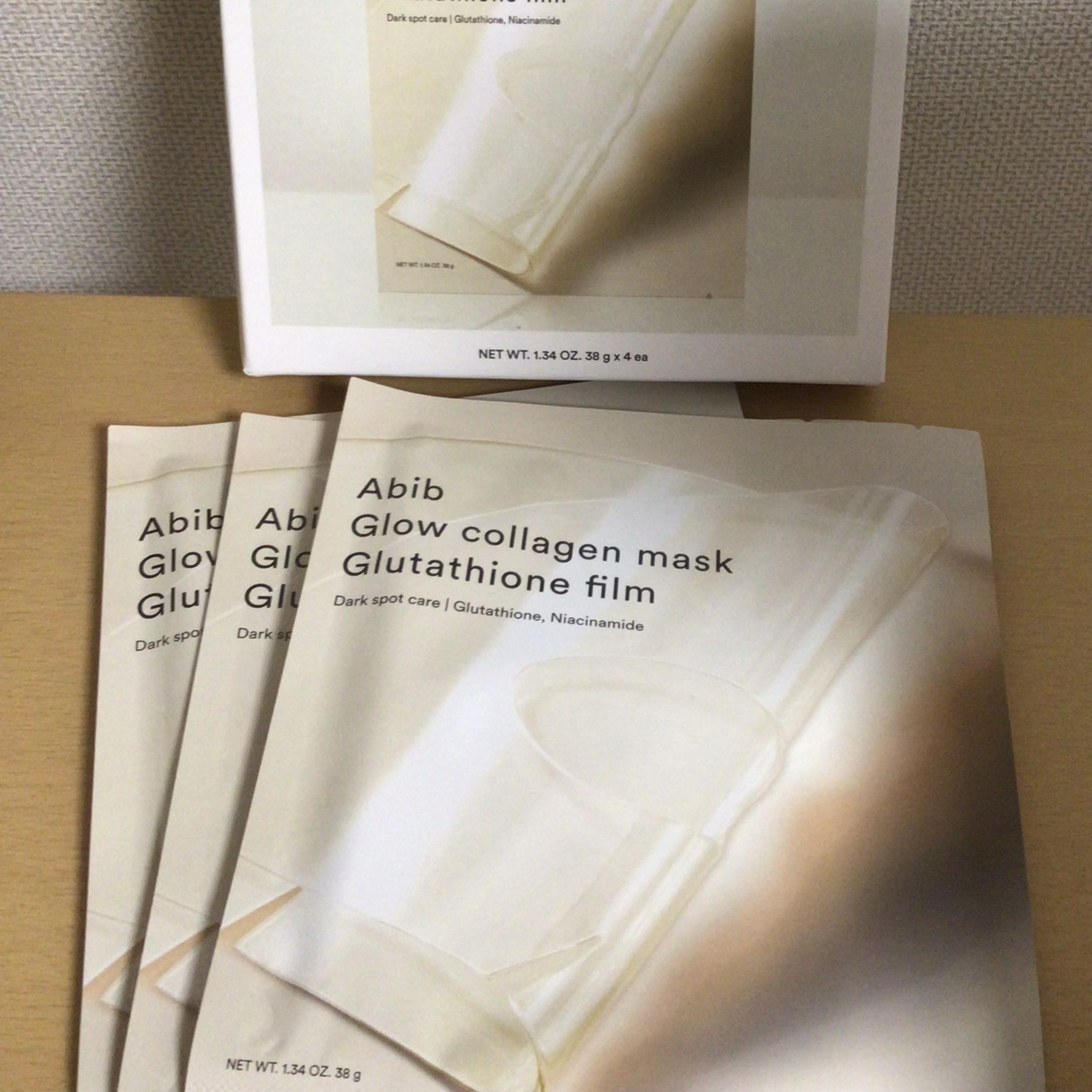 グルタチオンフィルムコラーゲンマスク/Abib /シートマスク・パックを使ったクチコミ（1枚目）