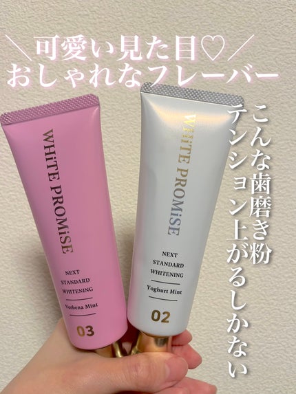 ホワイトプロミス 美白*+口臭ケア/WHiTE PROMiSE/歯磨き粉を使ったクチコミ(1枚目)