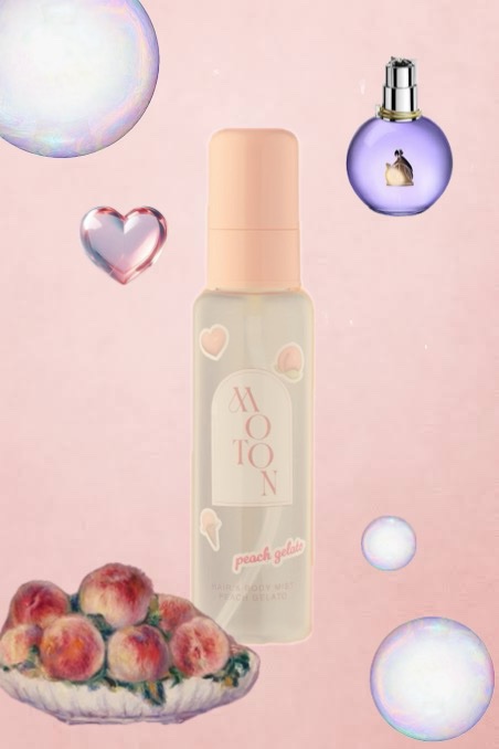 ヘア＆ボディミスト PEACH GELATO/MOTON/香水(レディース)を使ったクチコミ（1枚目）
