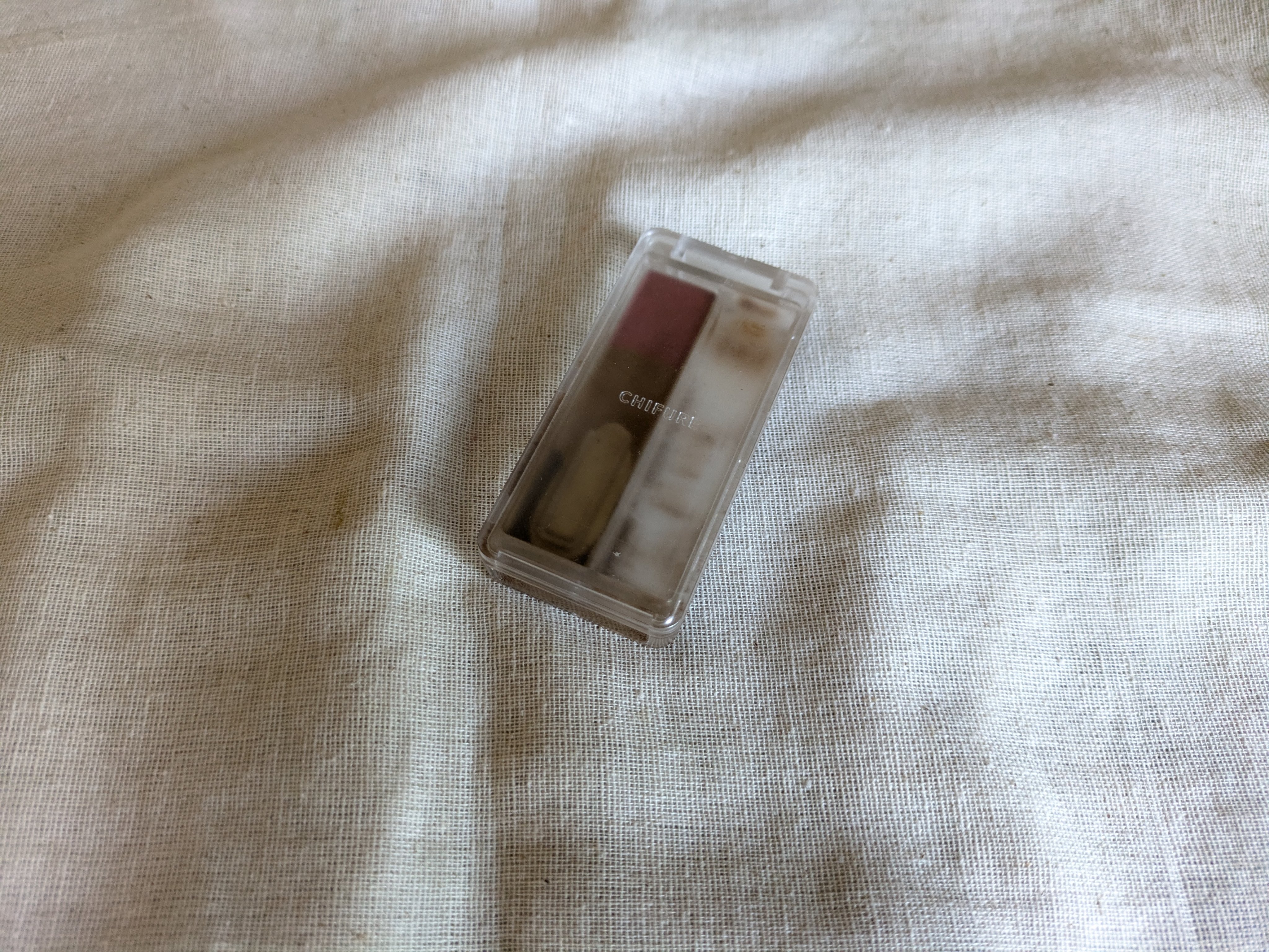 アイブロー パウダー PK10 ピンク系ブラウン/ちふれ/パウダーアイブロウを使ったクチコミ（1枚目）