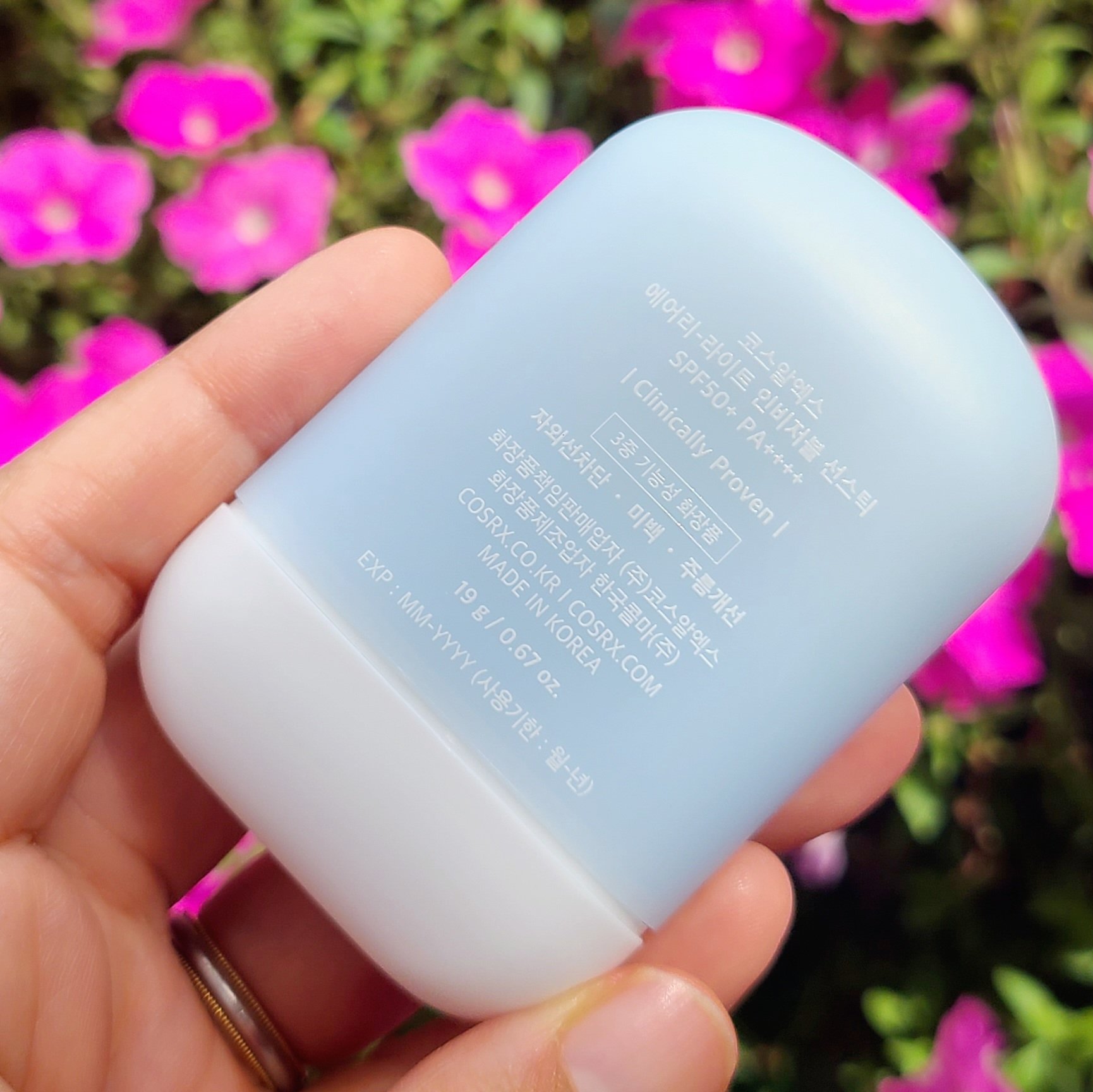 エアリーライト 透明UVスティック/COSRX/日焼け止めスティックを使ったクチコミ（2枚目）