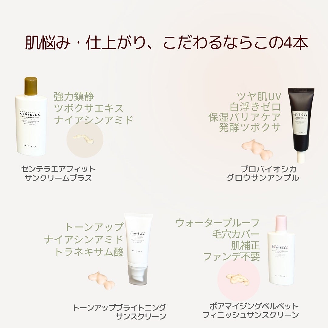 センテラ エアフィット サンクリーム プラス /SKIN1004/日焼け止めクリームを使ったクチコミ(5枚目)
