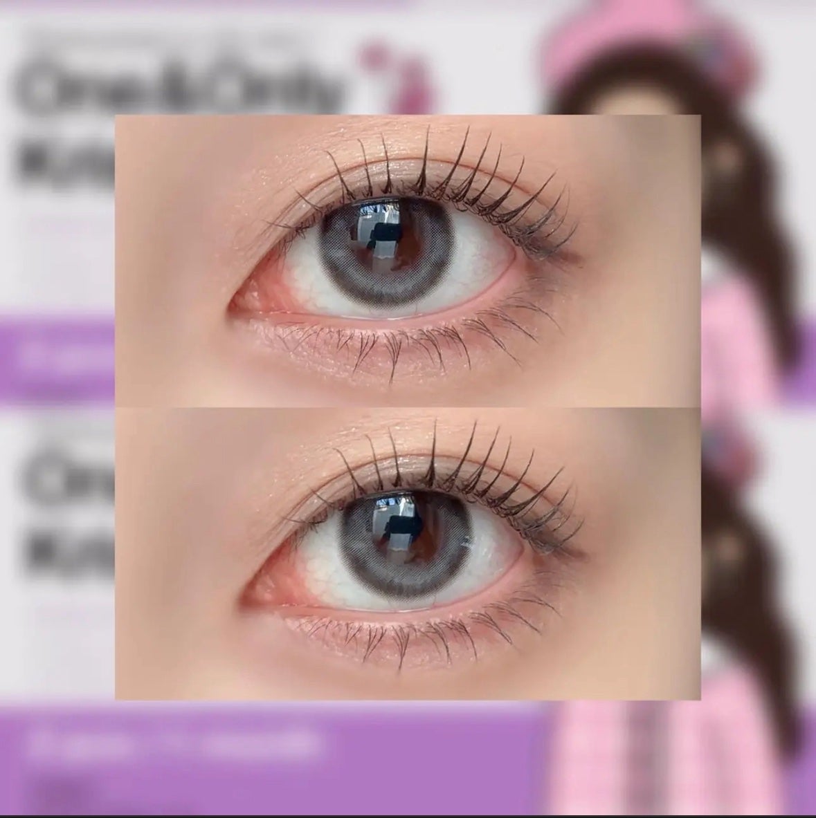 One&Only Kristin Plus/Hapa kristin/カラーコンタクトレンズを使ったクチコミ(2枚目)