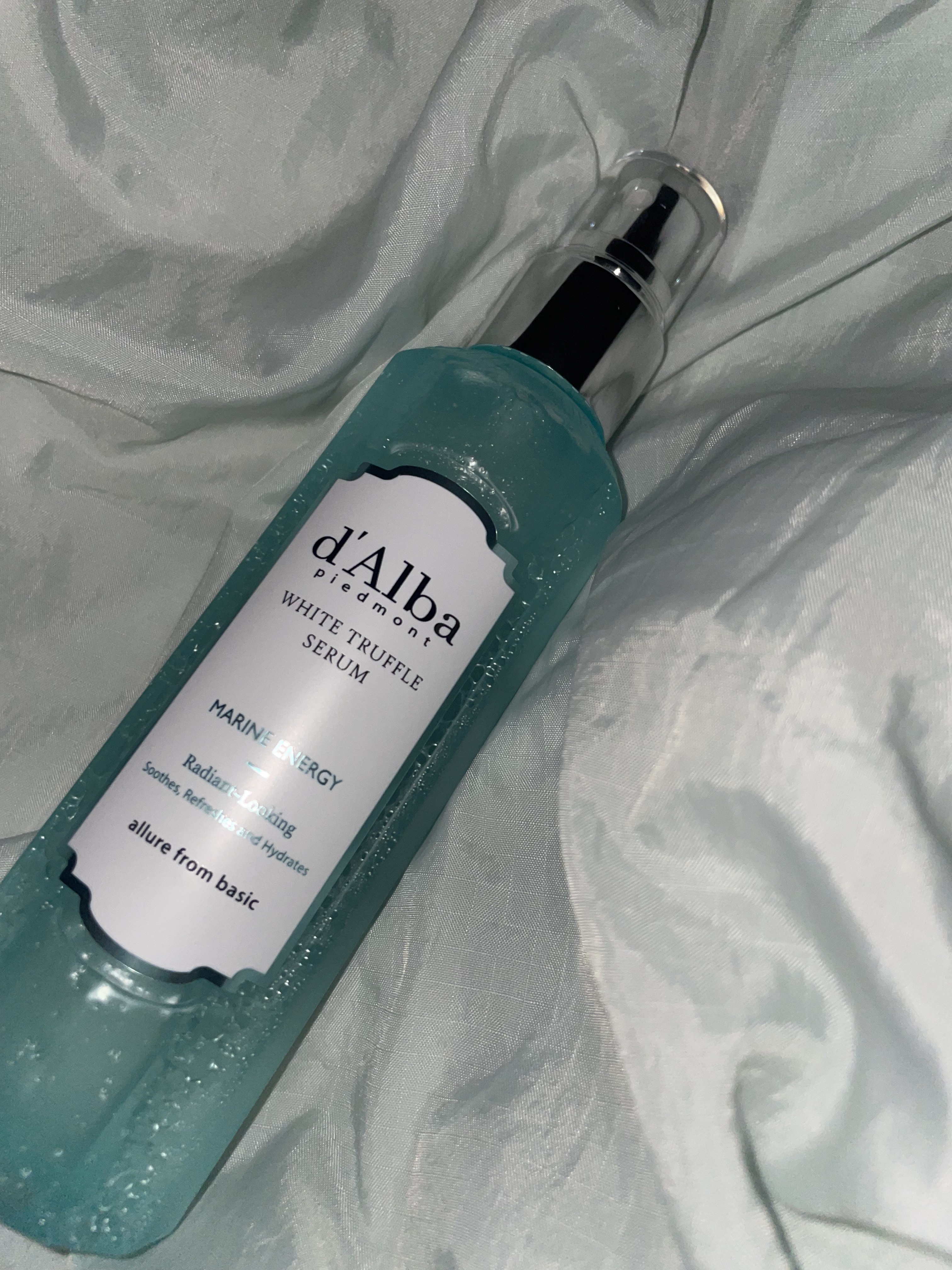 ホワイトトリュフアクアマリンエナジーセラム/ダルバ/ミスト状化粧水を使ったクチコミ（1枚目）