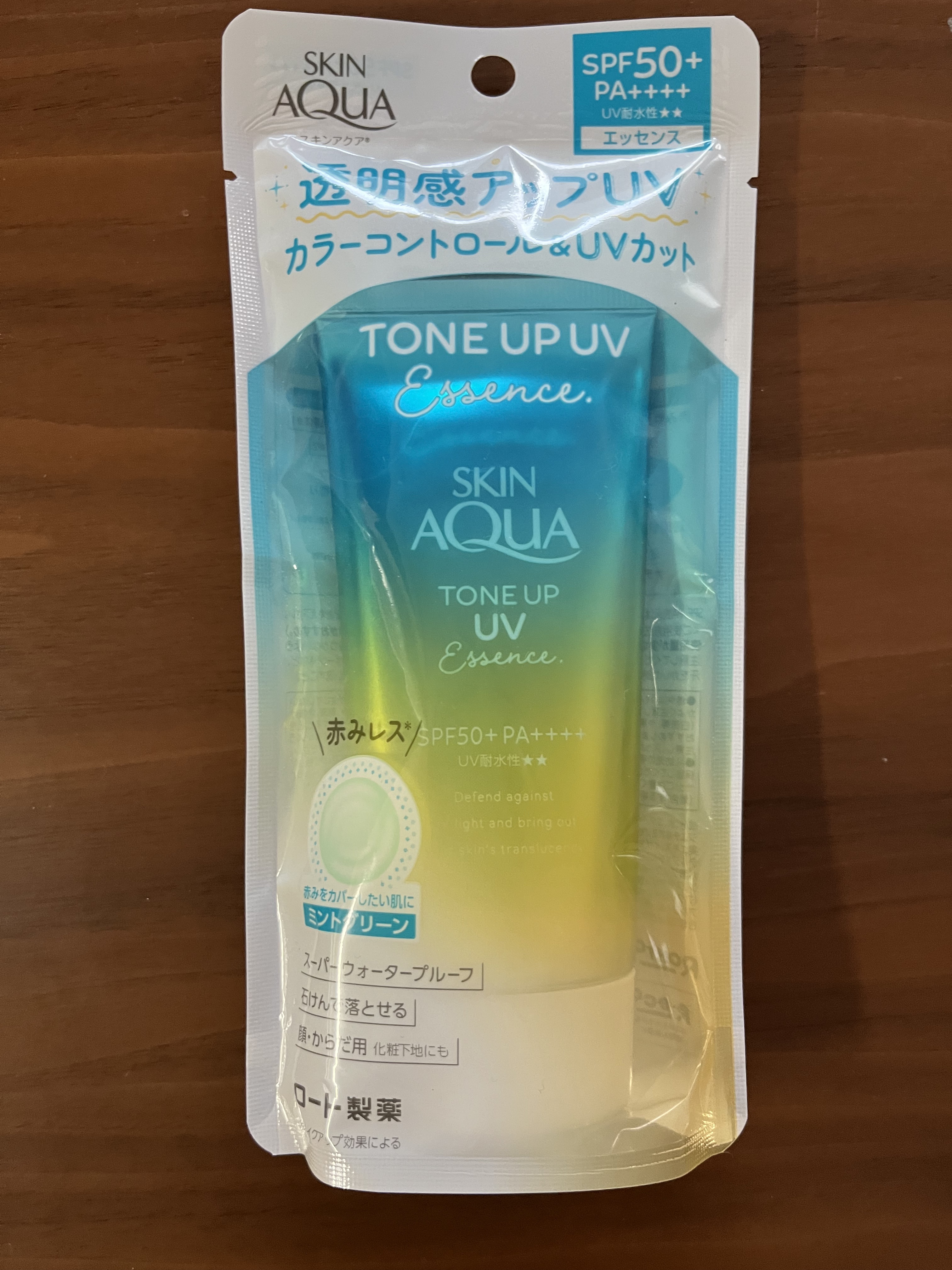 スキンアクア トーンアップUVエッセンス/スキンアクア/日焼け止めクリームを使ったクチコミ（1枚目）