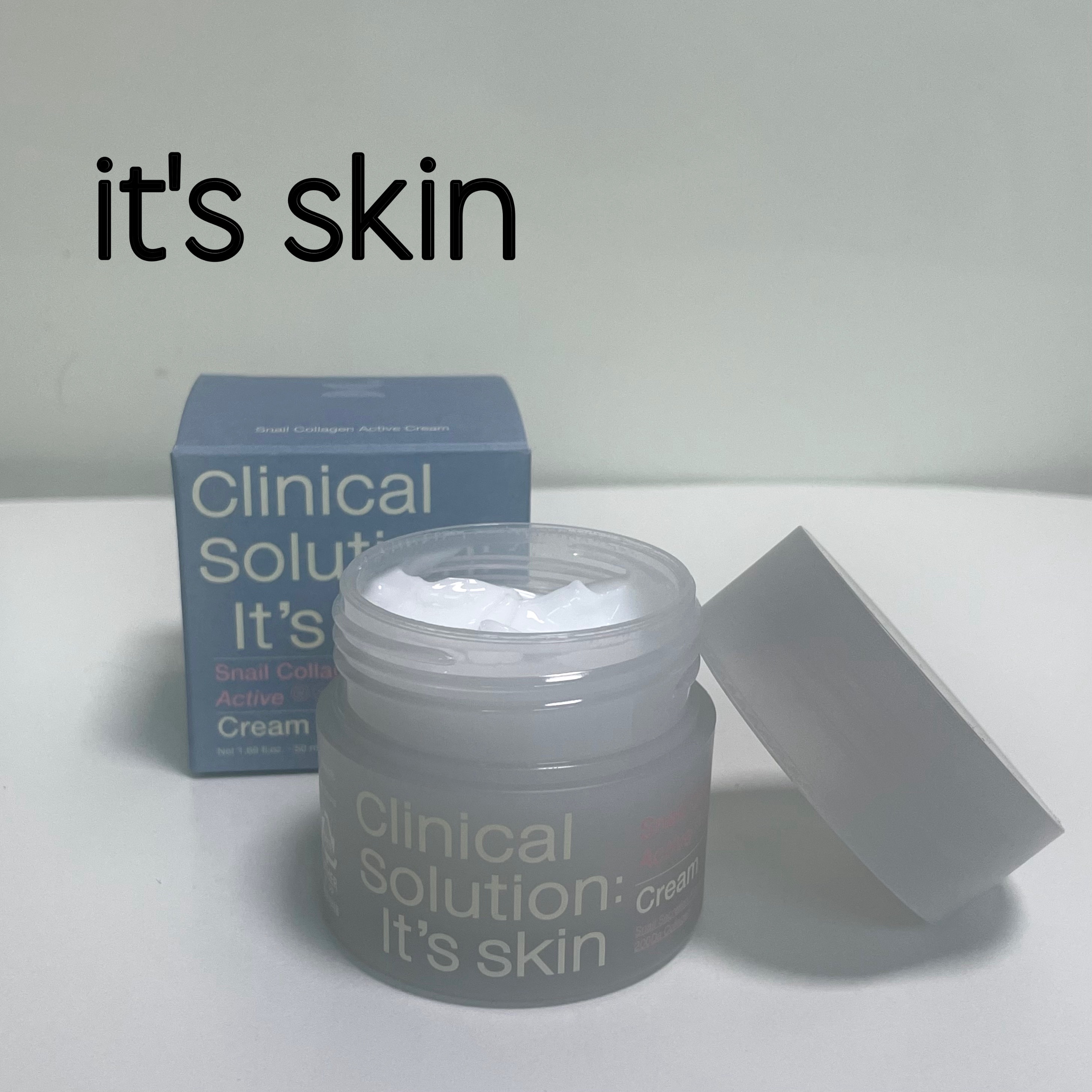 スネイルコラーゲンアクティブクリーム/It's skin/フェイスクリームを使ったクチコミ（1枚目）