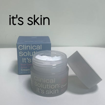 スネイルコラーゲンアクティブクリーム/It's skin/フェイスクリームを使ったクチコミ(1枚目)