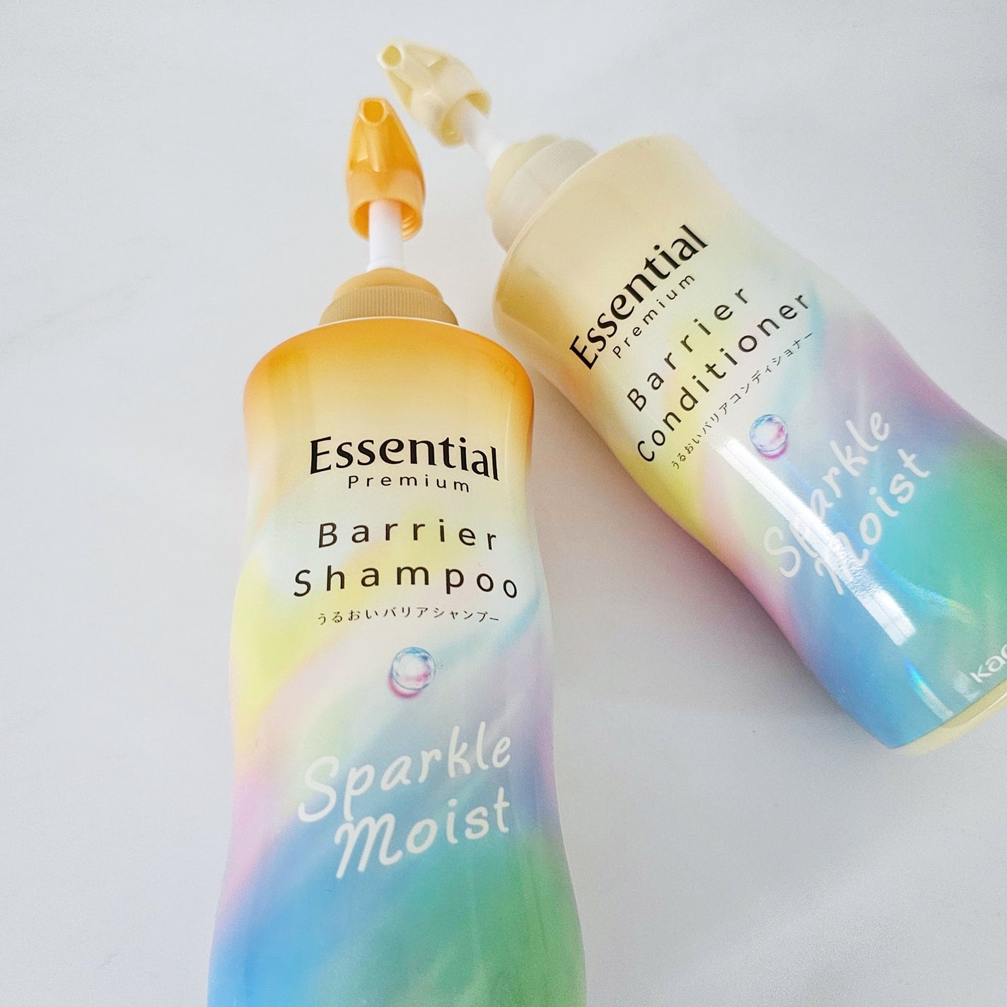 エッセンシャルプレミアム バリアシャンプー・コンディショナー スパークルモイスト/エッセンシャル/市販シャンプーを使ったクチコミ(4枚目)