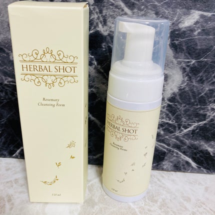 ふわふわ泡クレンジング(ローズマリー)/Herbal Shot/洗顔フォームを使ったクチコミ(1枚目)