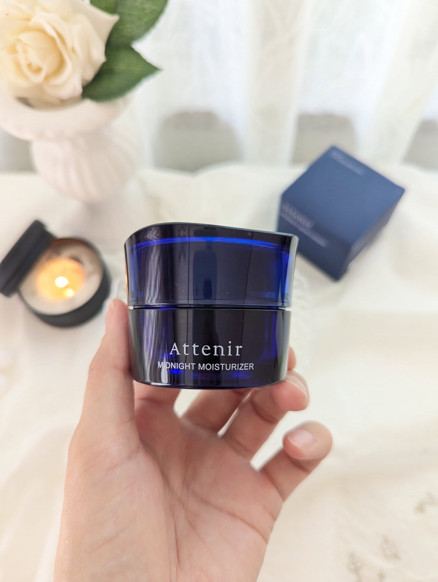 アテニア ミッドナイトモイスチャライザー/アテニア/フェイスクリームを使ったクチコミ（2枚目）