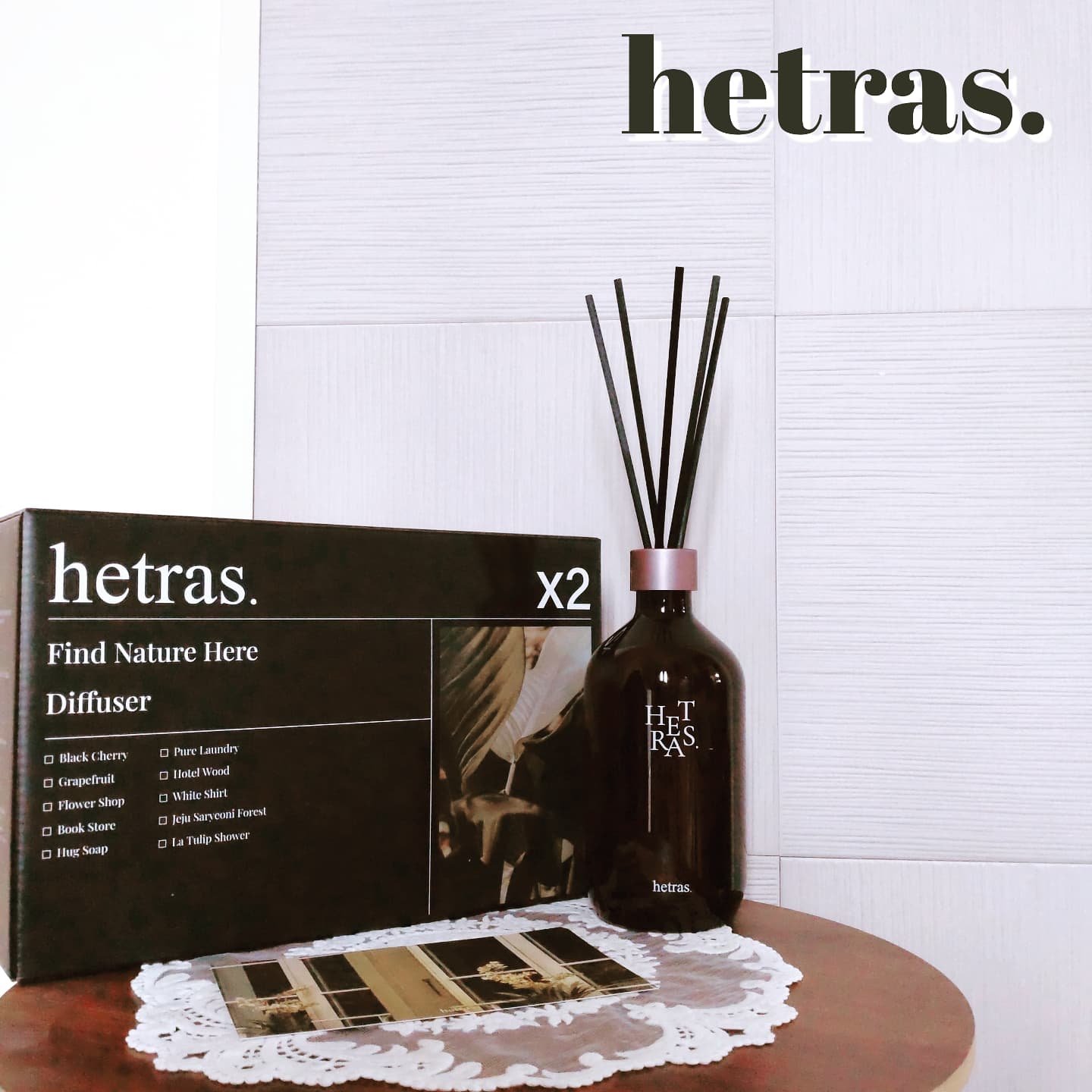 プレミアムディフューザー/hetras/ルームフレグランスを使ったクチコミ（1枚目）