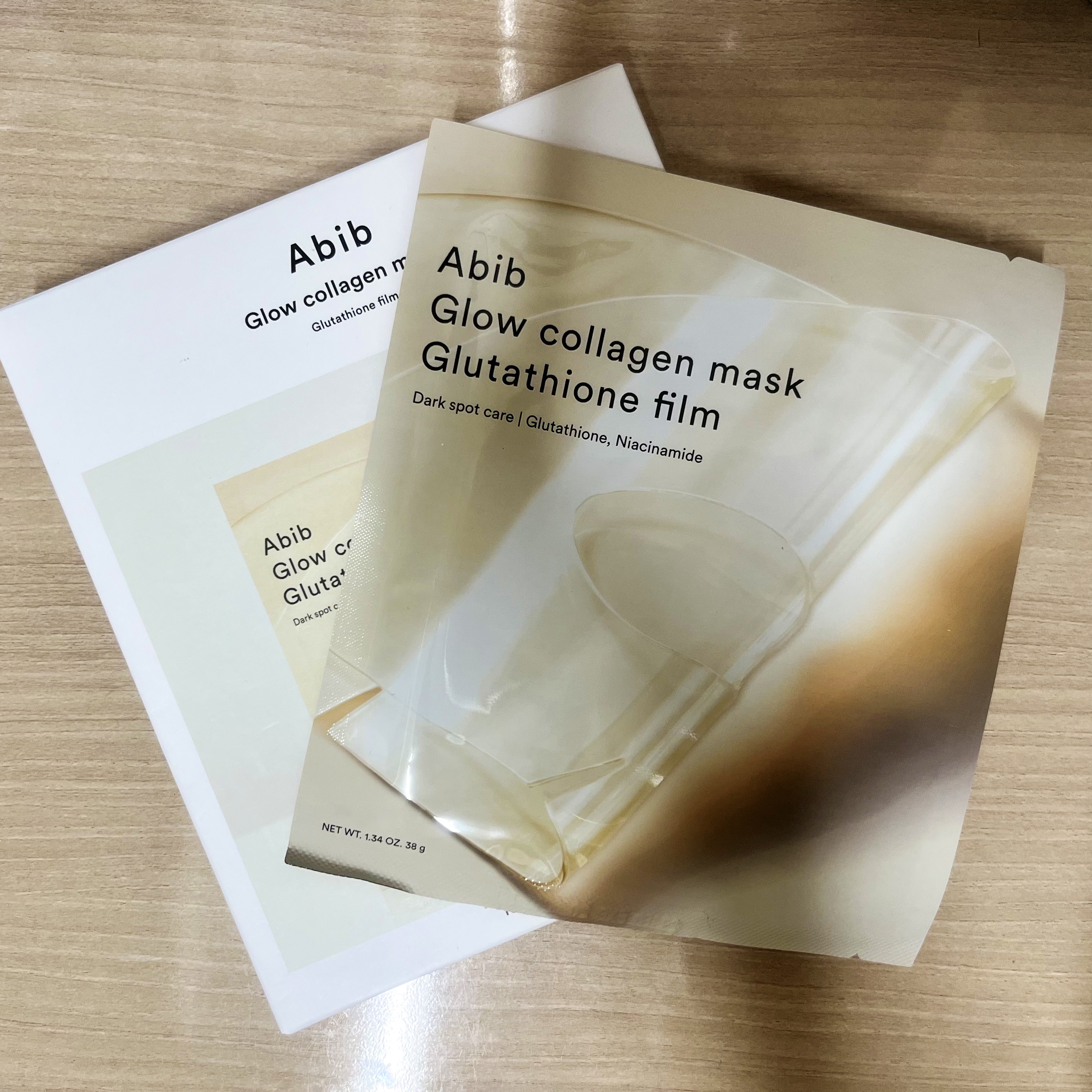 グルタチオンフィルムコラーゲンマスク/Abib /シートマスク・パックを使ったクチコミ（1枚目）