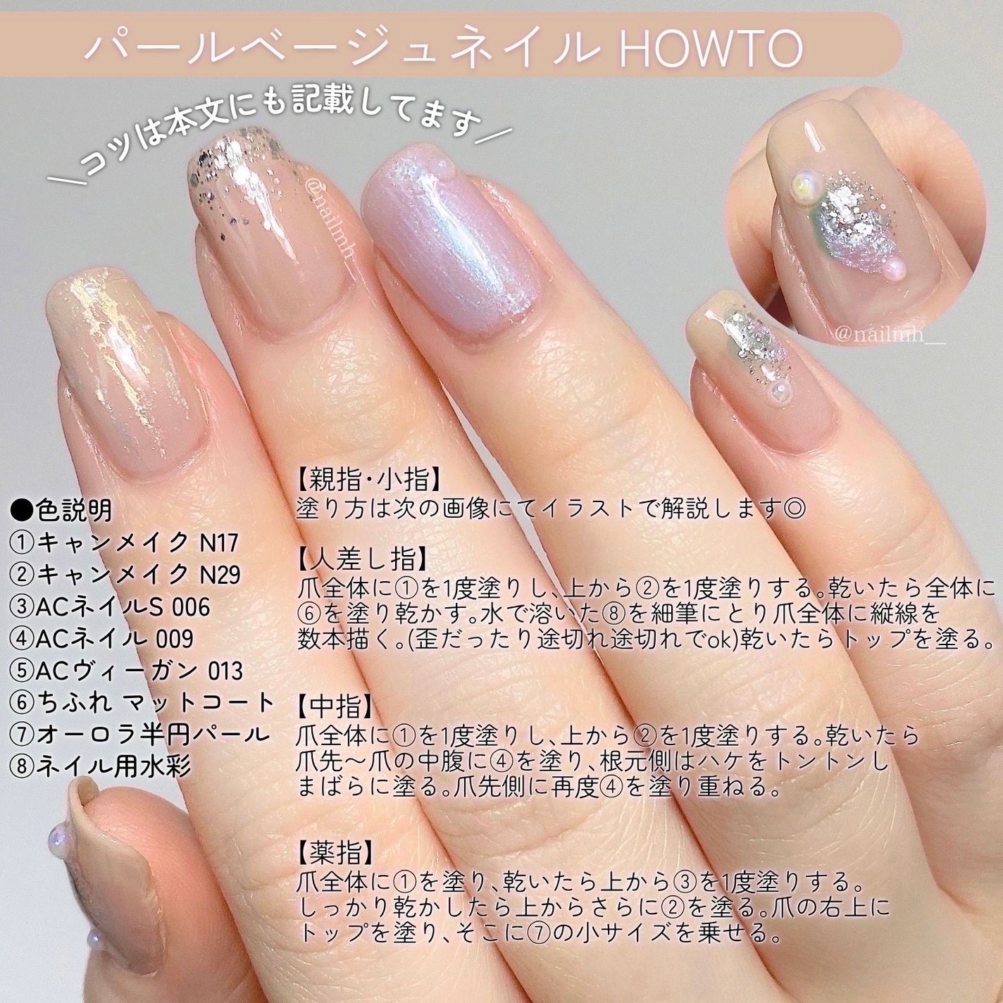 カラフルネイルズ/キャンメイク/マニキュアを使ったクチコミ(2枚目)