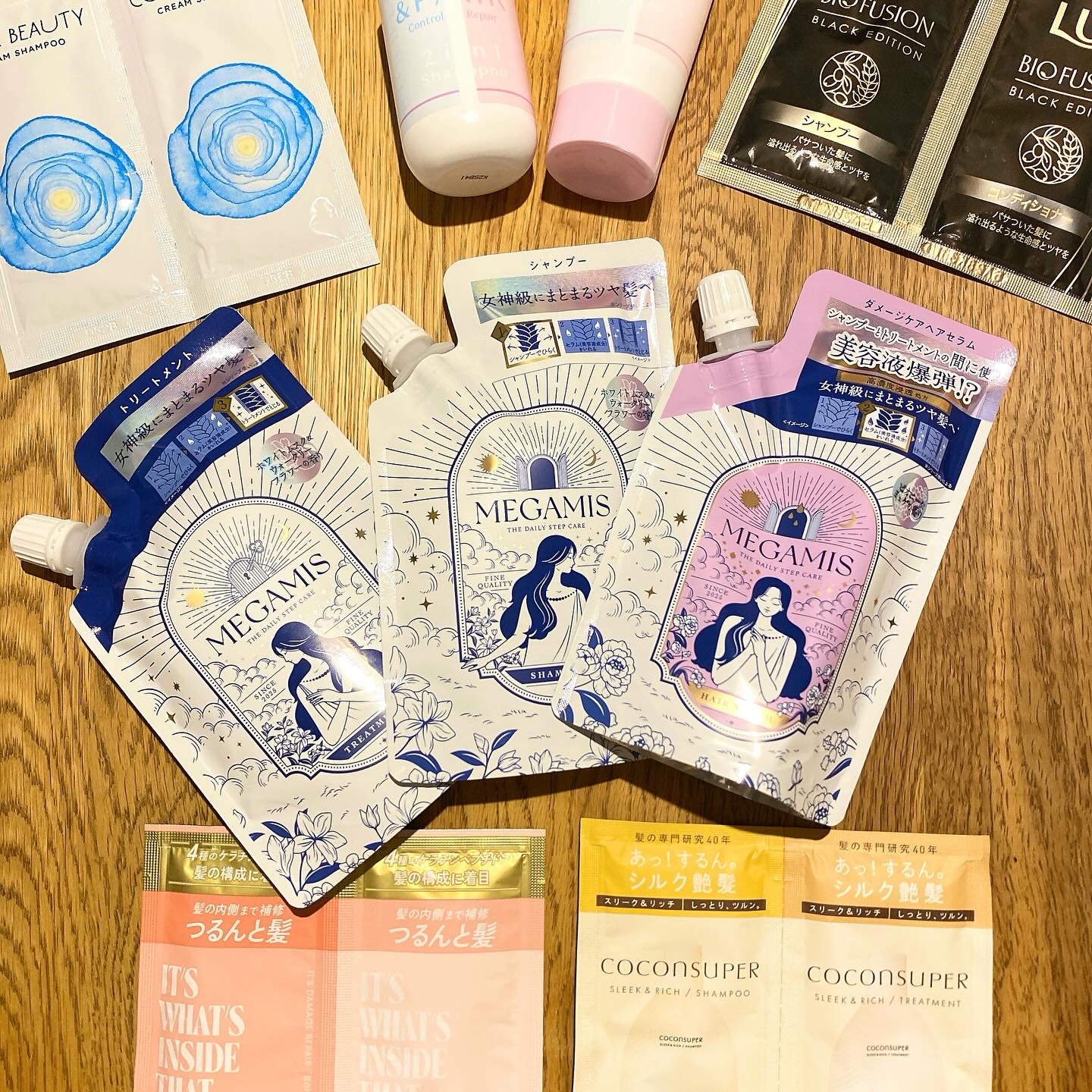 MEGAMIS ヘアセラム/MEGAMIS/洗い流すヘアトリートメントを使ったクチコミ（2枚目）