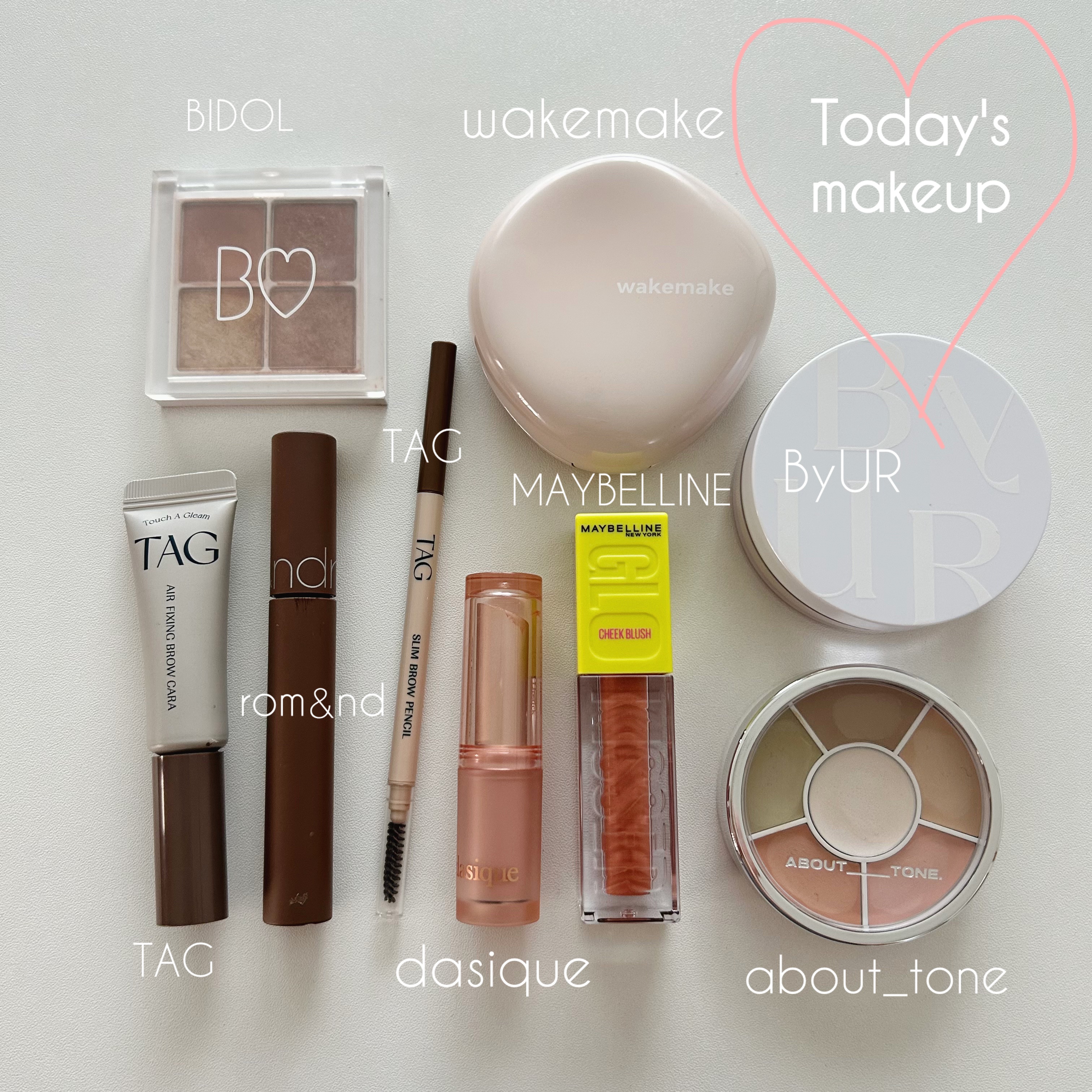 エアフィクシングブロウカラー 01 ダークブラウン/TAG/眉マスカラを使ったクチコミ（1枚目）