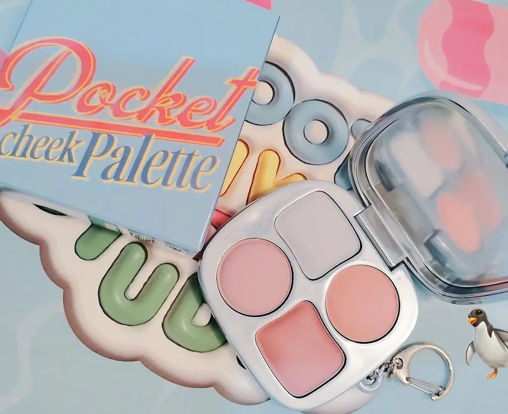フィー ポケットチークパレット/fwee/ジェル・クリームチークを使ったクチコミ（1枚目）