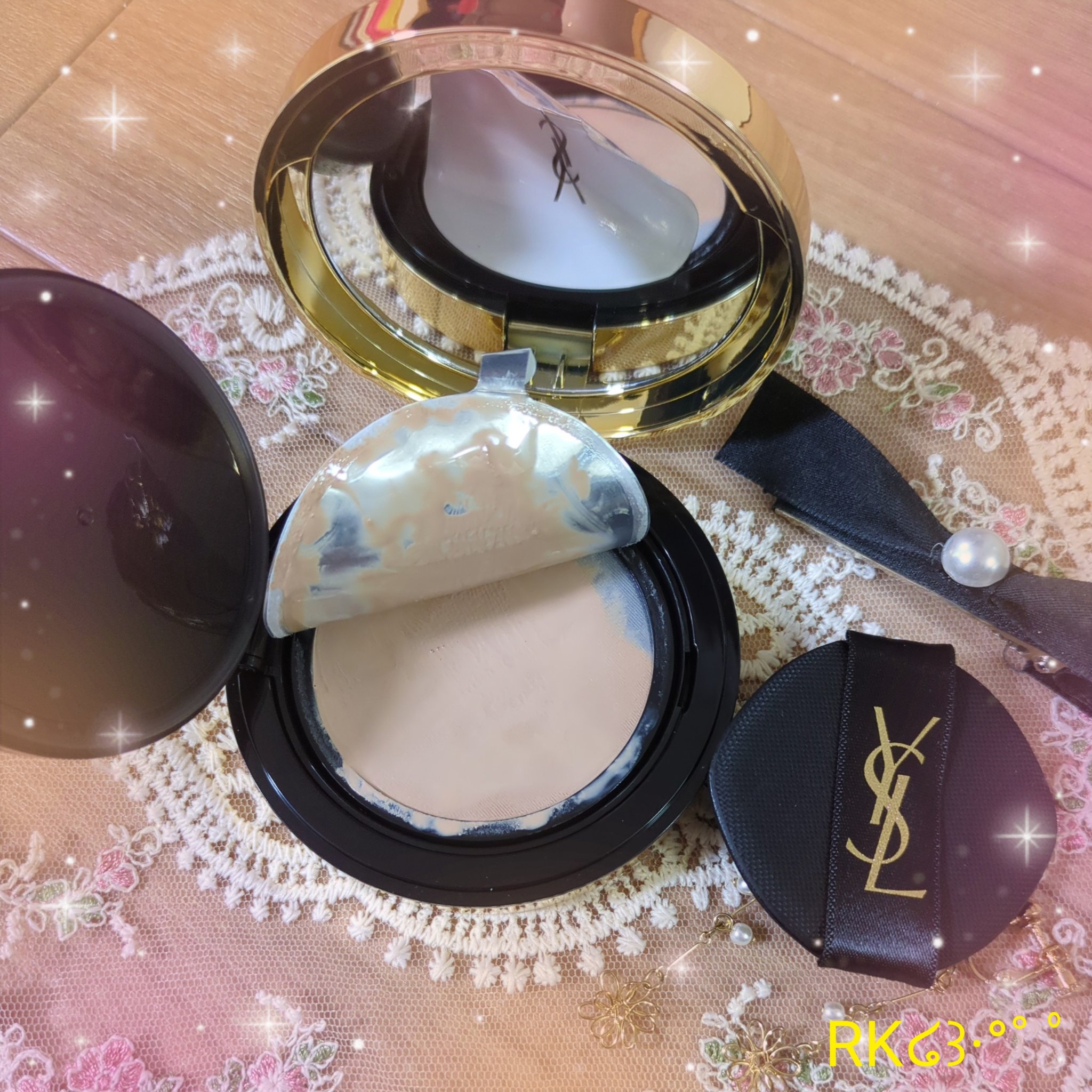 ラディアント タッチ グロウパクト BR20/YVES SAINT LAURENT BEAUTE/クッションファンデーションを使ったクチコミ（2枚目）