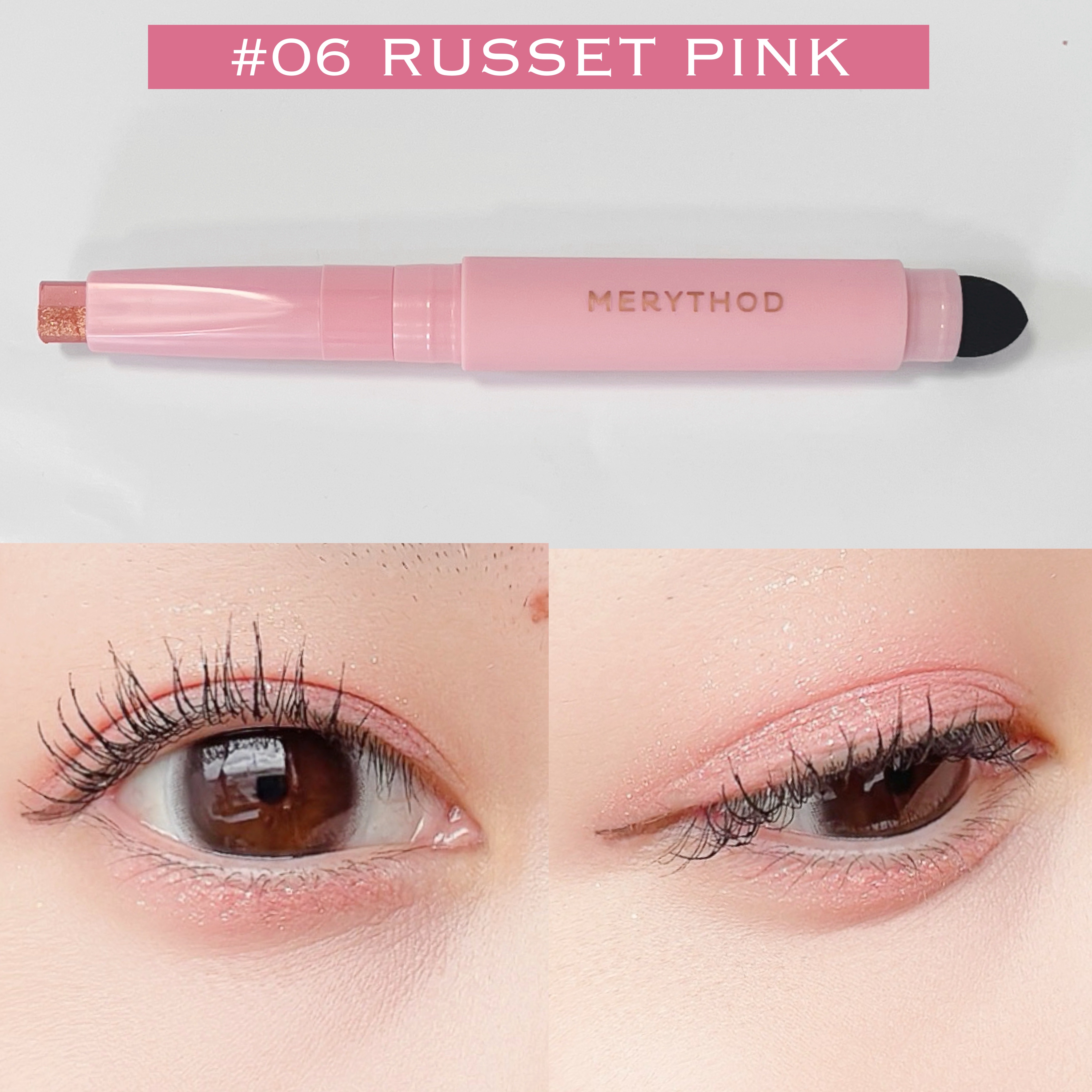 ツートーンシャドウ/MERYTHOD/スティックアイシャドウを使ったクチコミ（3枚目）