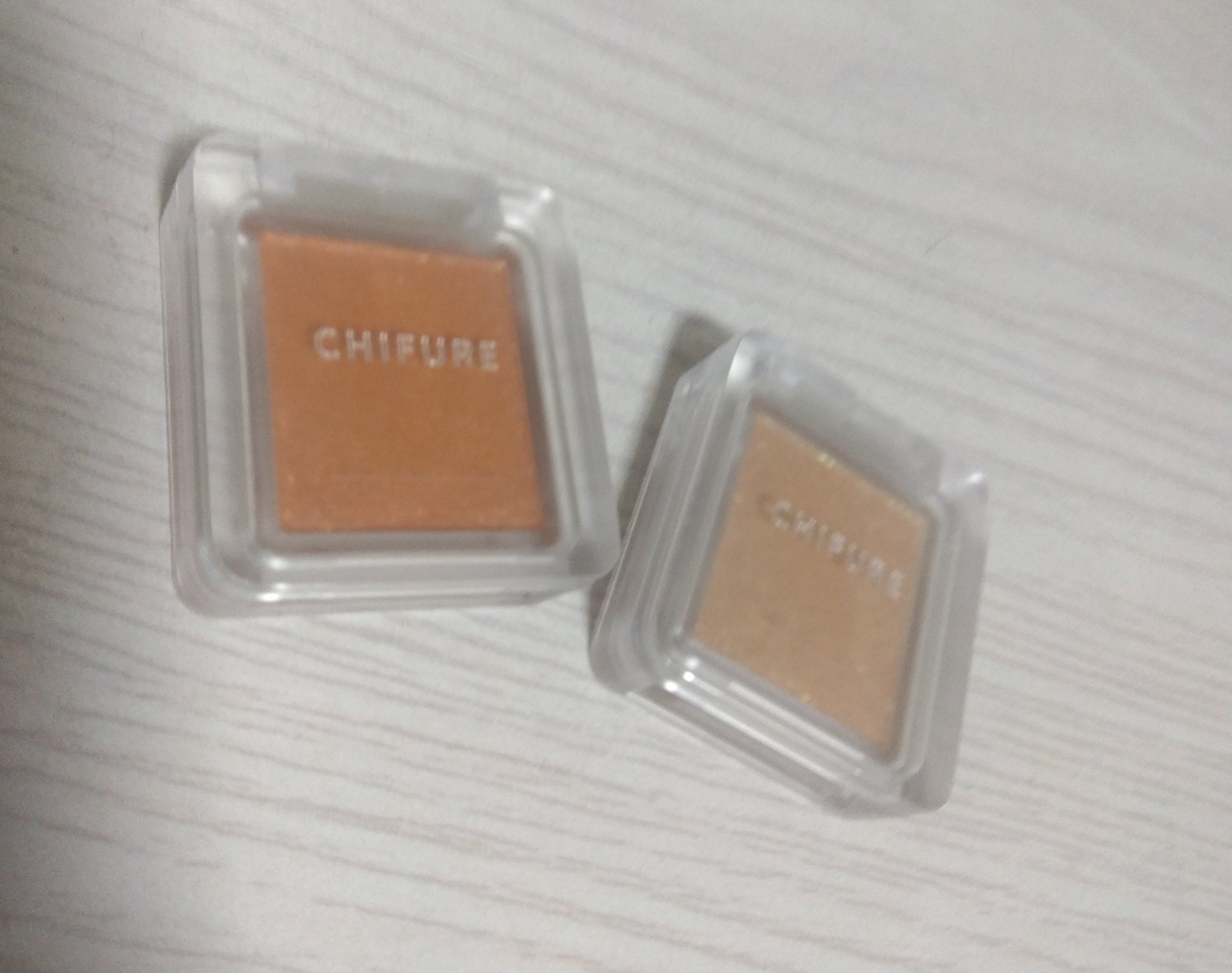 シングル カラー アイシャドウ 412 オレンジ系/ちふれ/単色アイシャドウを使ったクチコミ（2枚目）