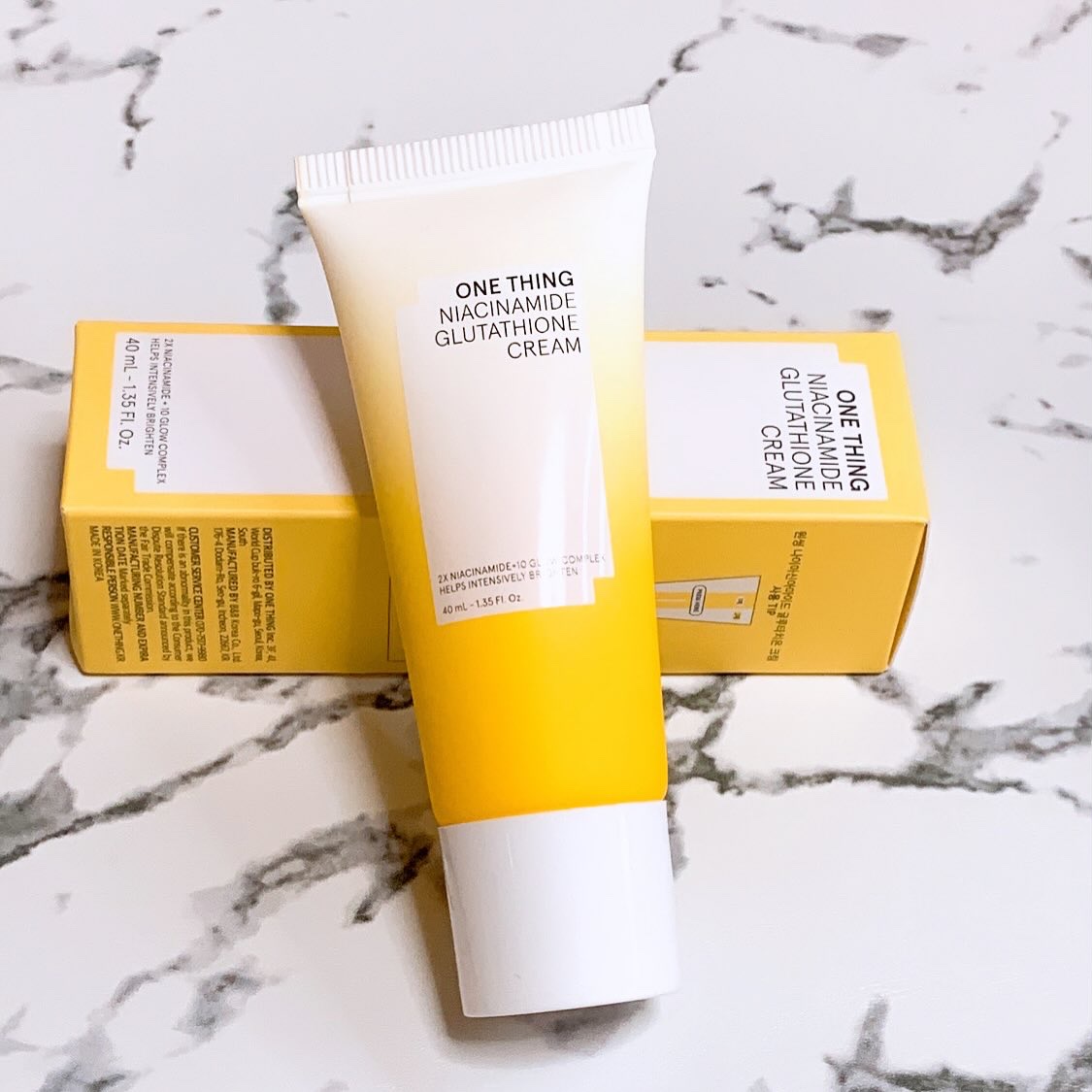 ナイアシンアミド グルタチオン クリーム/ONE THING/フェイスクリームを使ったクチコミ（1枚目）