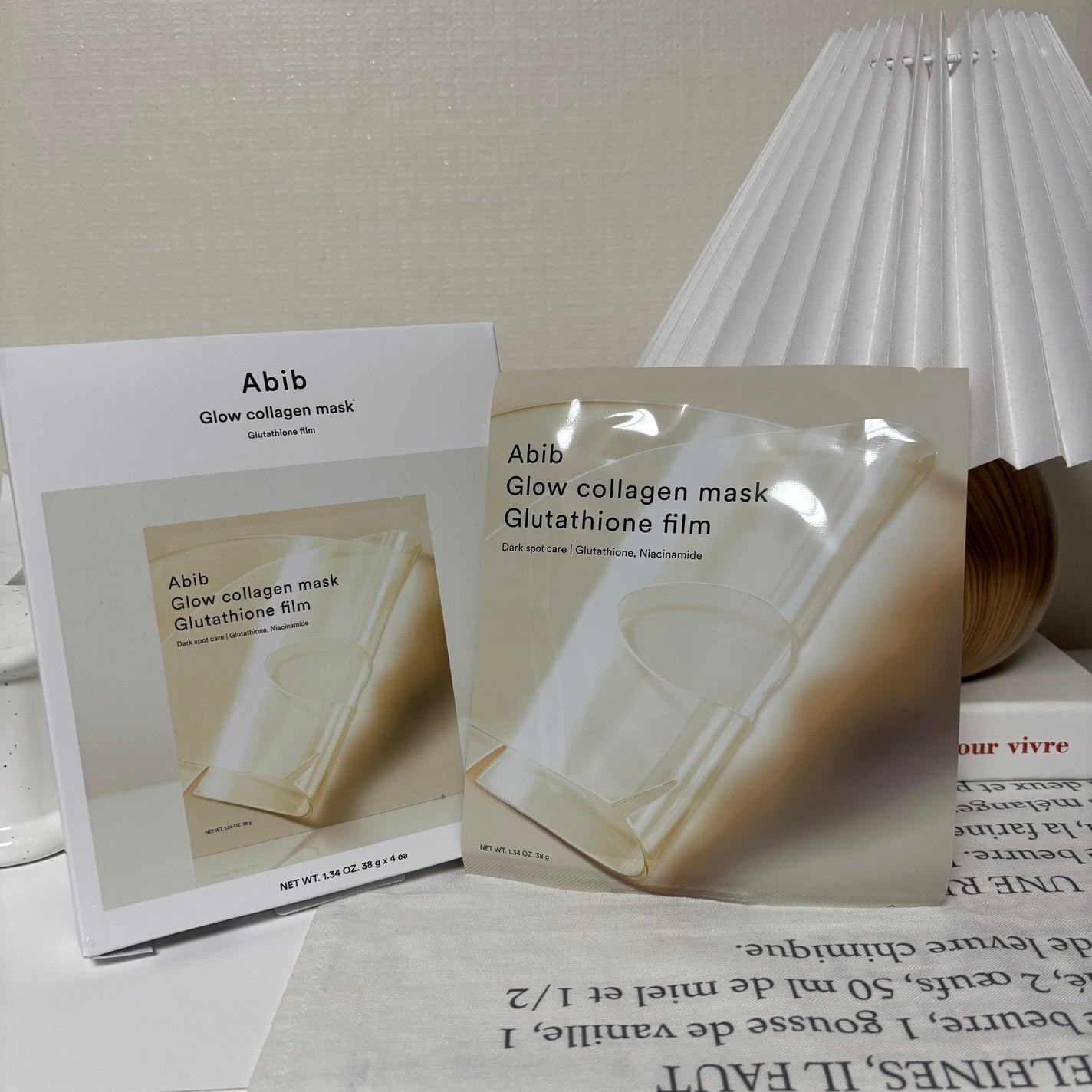 グルタチオンフィルムコラーゲンマスク/Abib /シートマスク・パックを使ったクチコミ(1枚目)