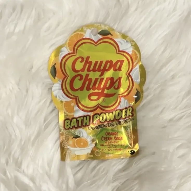 チュッパチャプス バスパウダー オレンジクリームソーダの香り/紀陽除虫菊/入浴剤を使ったクチコミ（1枚目）