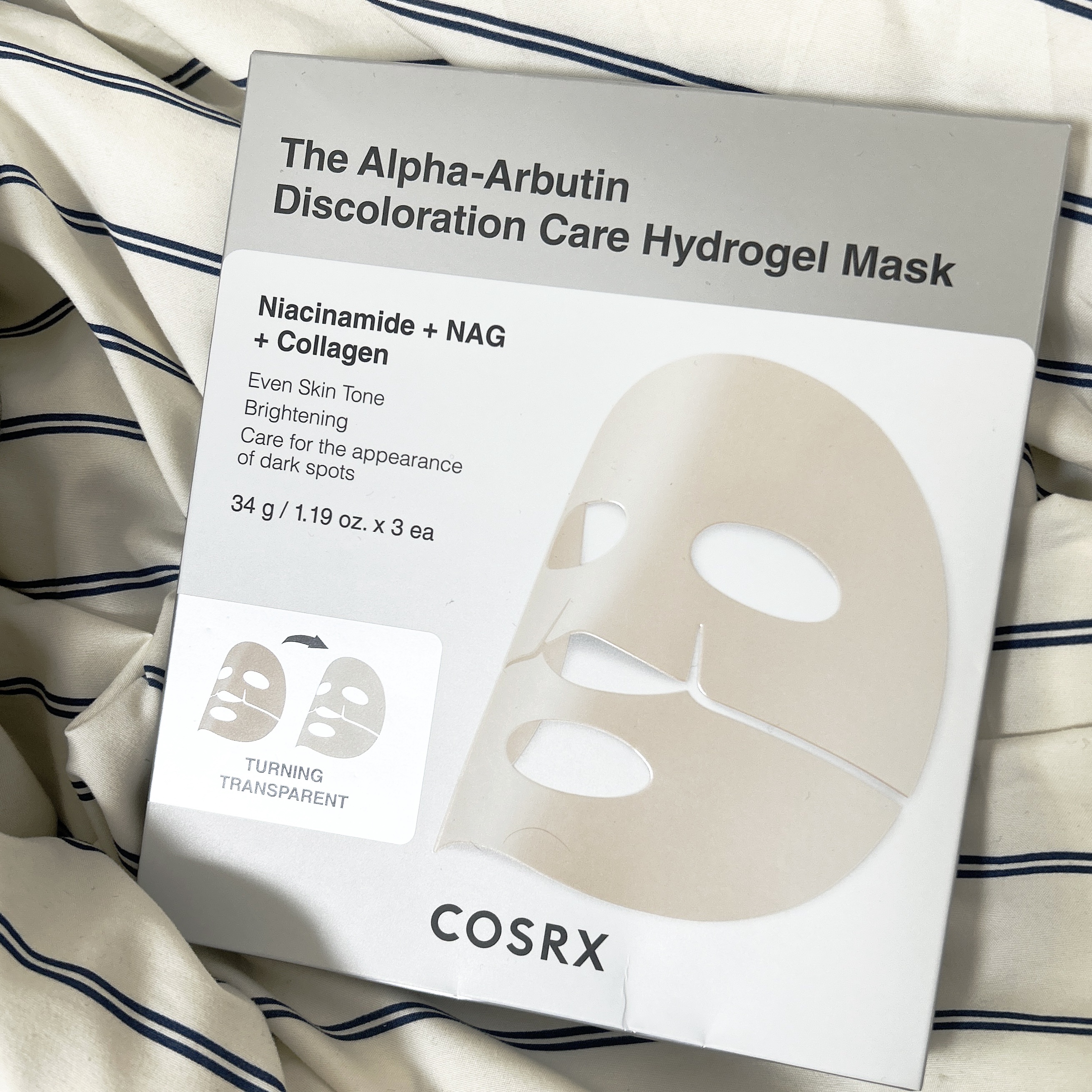 RXザ・アルファ アルブチン ハイドロゲルパック/COSRX/シートマスク・パックを使ったクチコミ（1枚目）