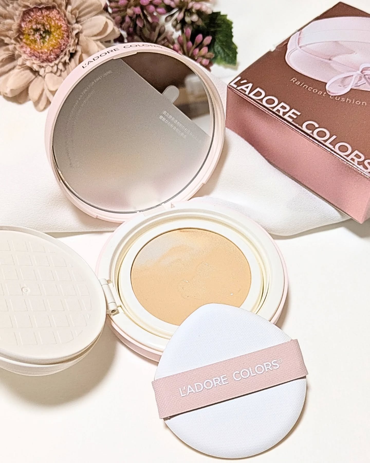 L'ADORE COLORS レインコート クッション ファンデーション/L'adore Colors/クッションファンデーションを使ったクチコミ（2枚目）