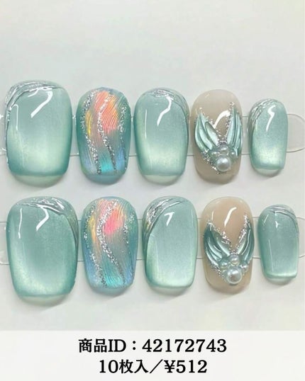 ネイルチップ/SHEIN/ネイルチップ・パーツを使ったクチコミ(8枚目)