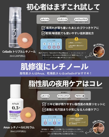 白湯(サユ) | ニキビと戦うOL🤍 on LIPS 「絹です🌿「アゼライン酸のアイテム多すぎてどれ選べばいいかわから..」(5枚目)