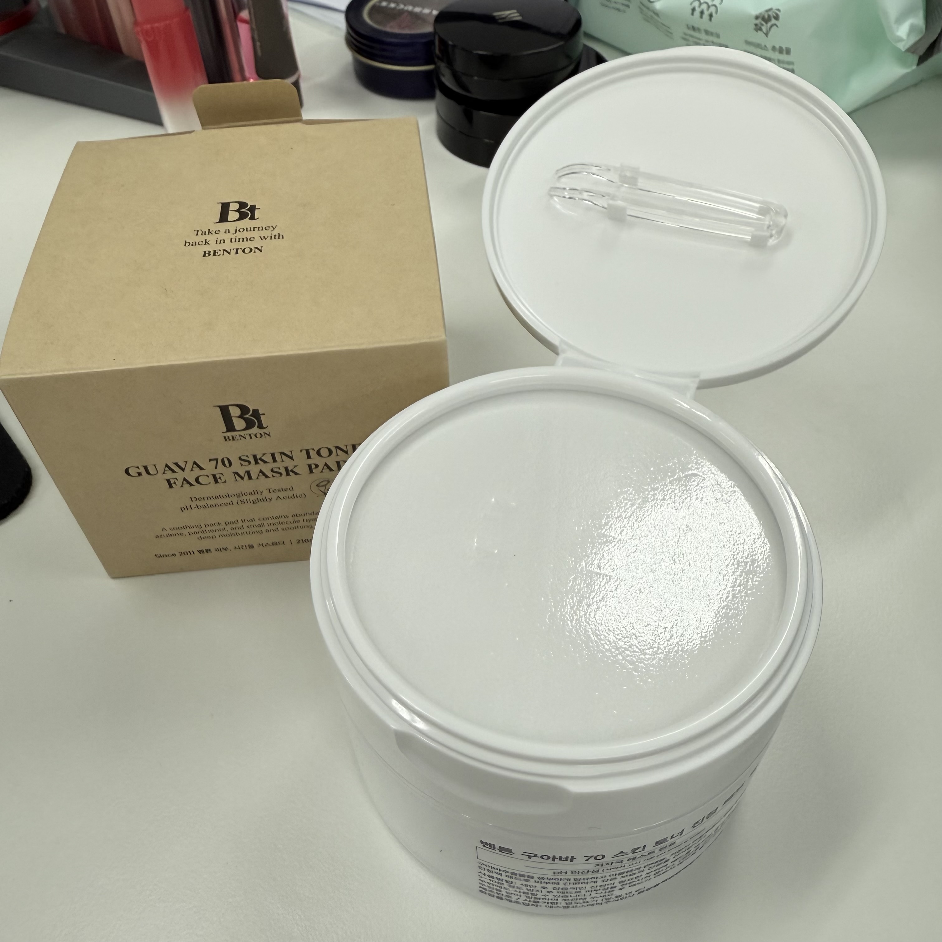 グアバ 70スキントナーパッド /BENTON/トナーパッドを使ったクチコミ（1枚目）