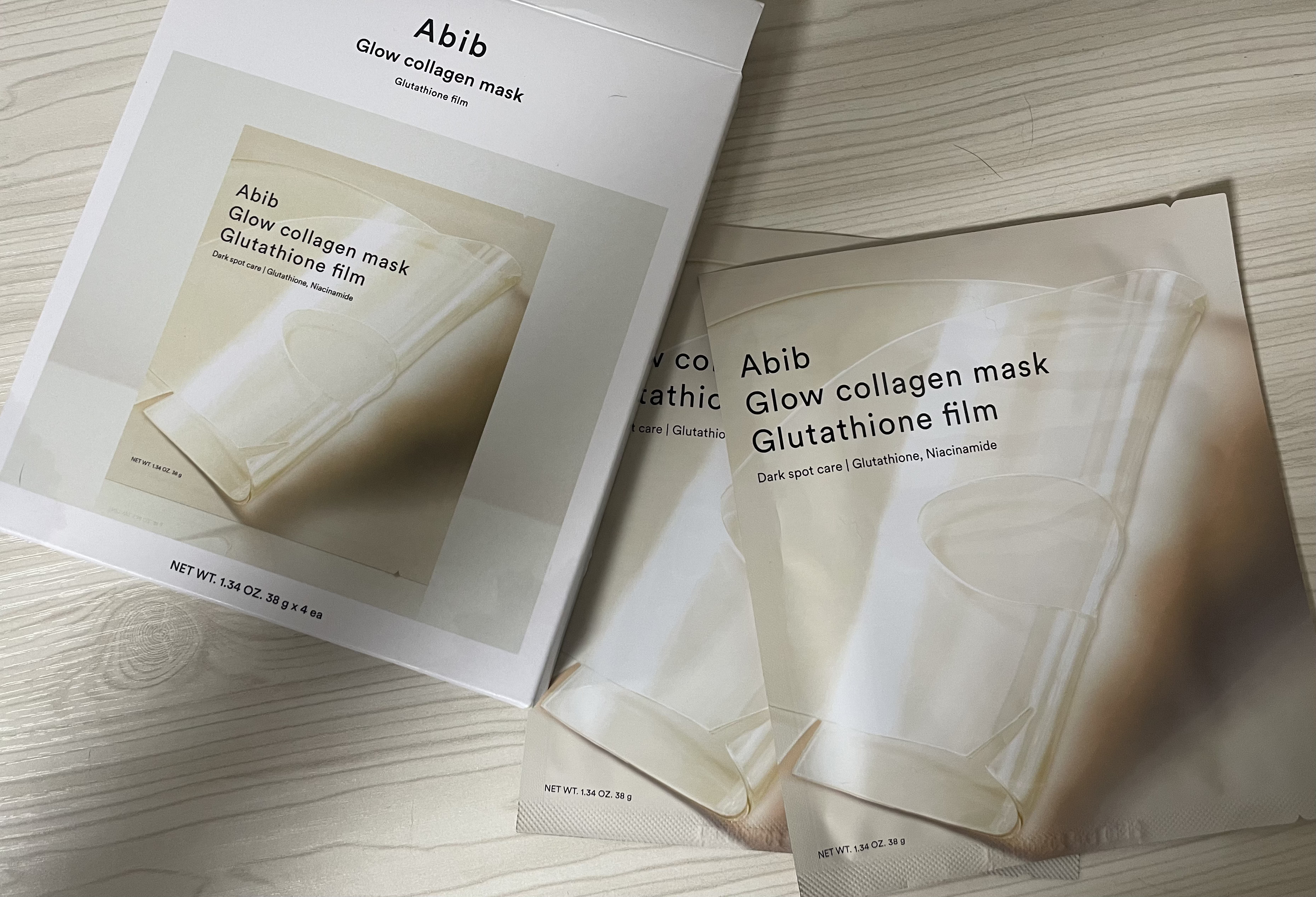 グルタチオンフィルムコラーゲンマスク/Abib /シートマスク・パックを使ったクチコミ（1枚目）