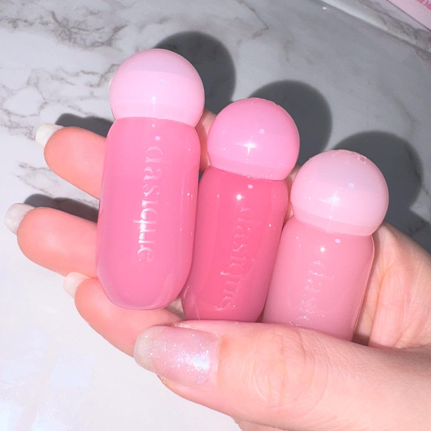 ジューシーデューイグロウティント/dasique/リップティントを使ったクチコミ（2枚目）