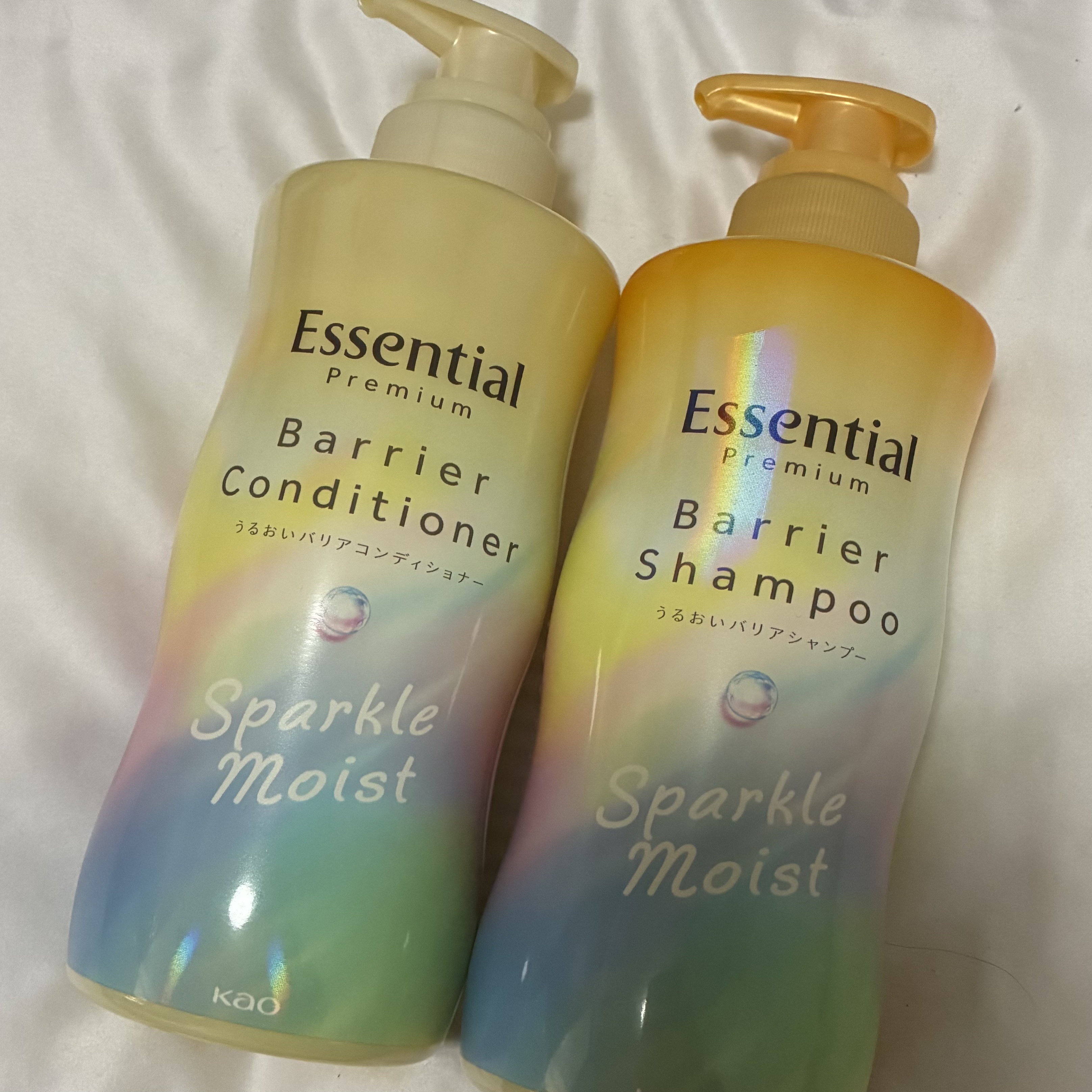 エッセンシャルプレミアム バリアシャンプー・コンディショナー スパークルモイスト/エッセンシャル/市販シャンプーを使ったクチコミ（1枚目）