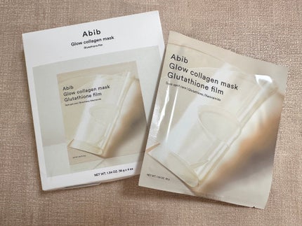 グルタチオンフィルムコラーゲンマスク/Abib /シートマスク・パックを使ったクチコミ(1枚目)