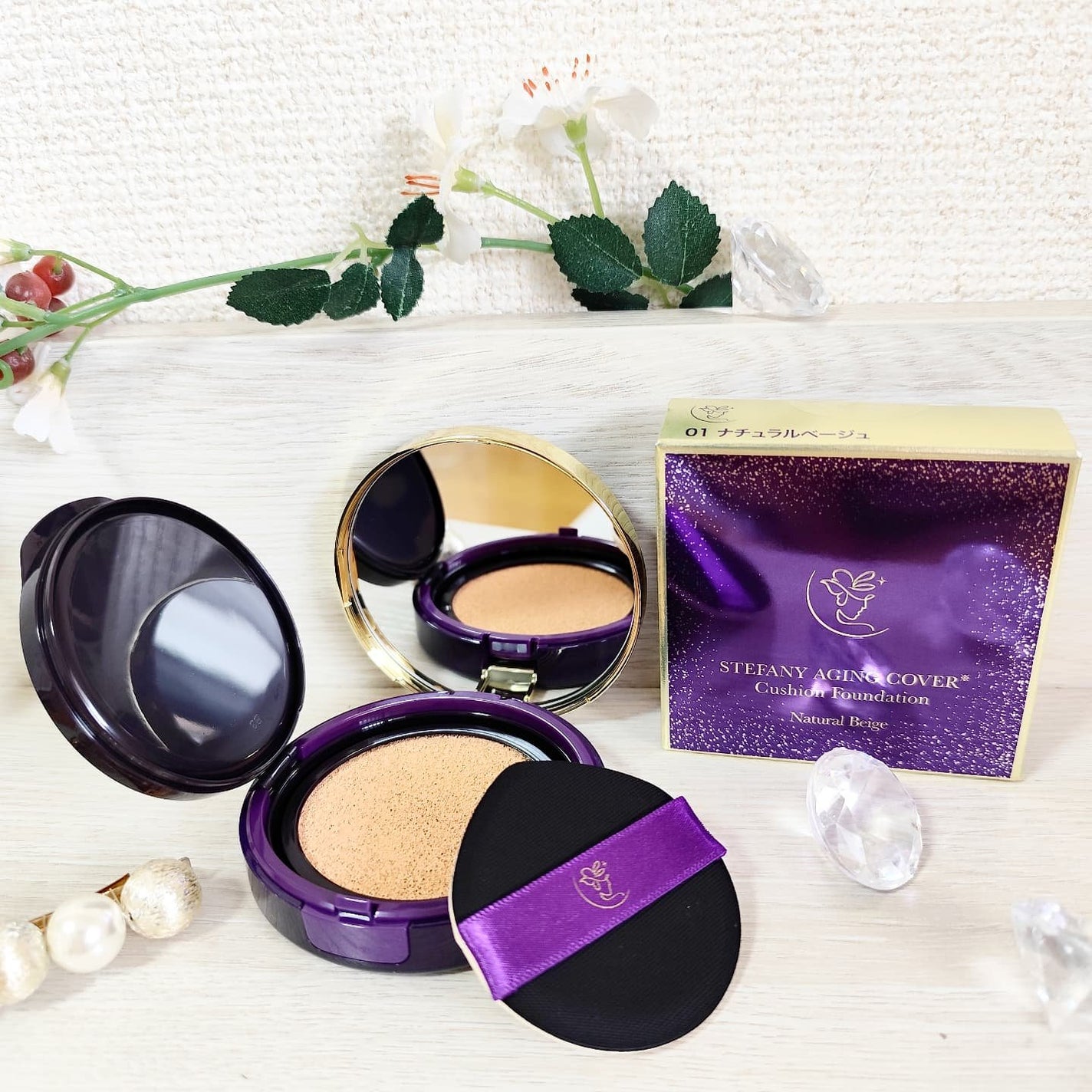 ステファニーエイジングカバー クッションファンデーション/STEFANY AGING COVER/クッションファンデーションを使ったクチコミ(1枚目)