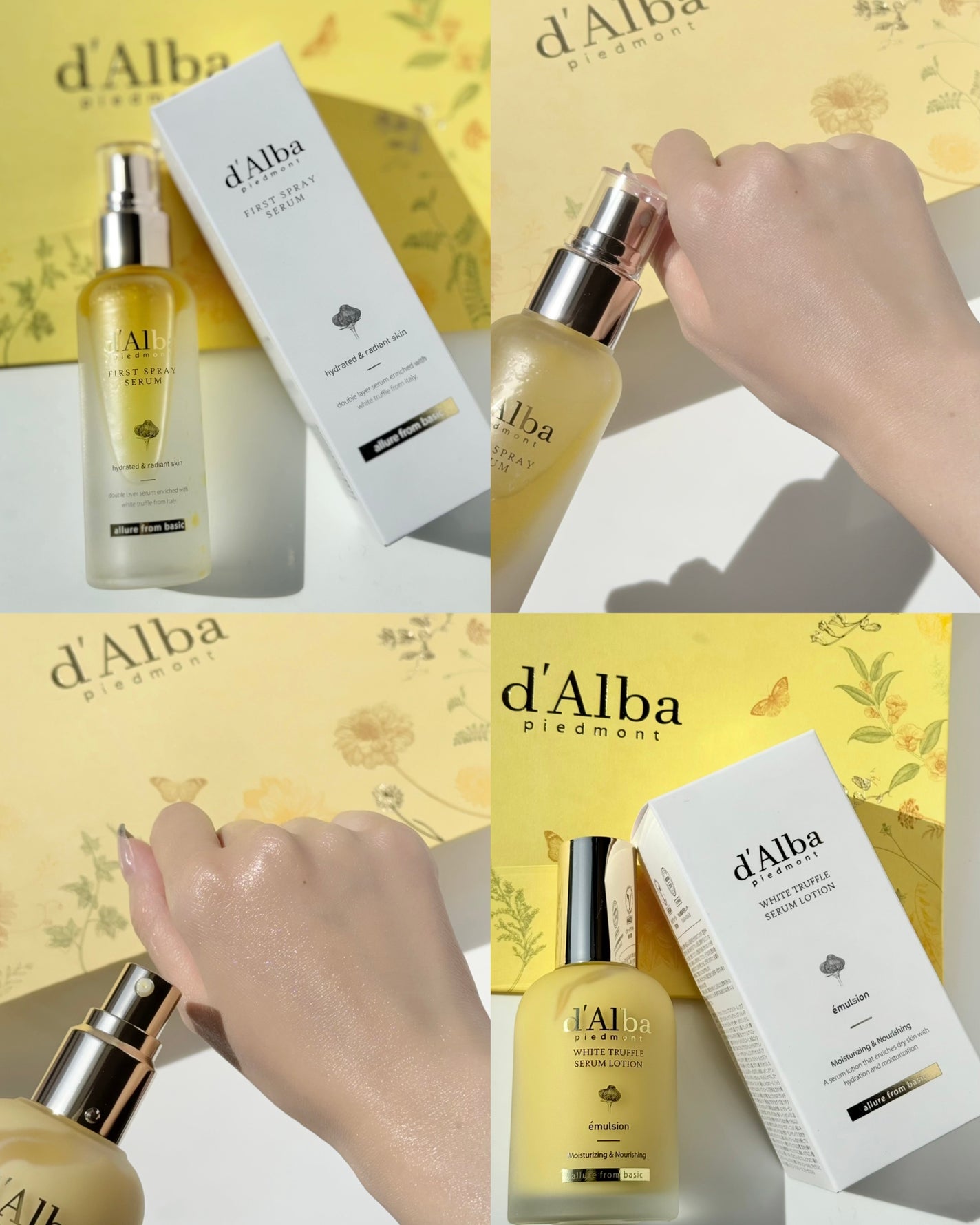 ダルバ ホワイトトリュフファーストスプレーセラム/ダルバ/ミスト状化粧水を使ったクチコミ(3枚目)