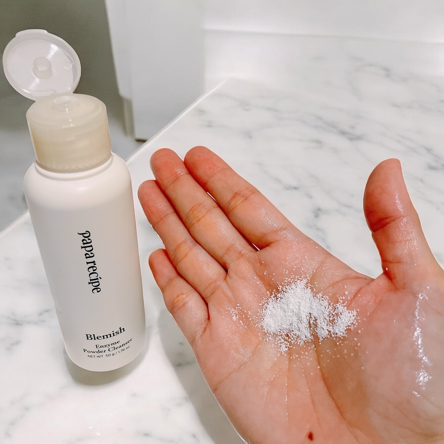 ブレミッシュ 酵素 洗顔パウダー/PAPA RECIPE/洗顔パウダーを使ったクチコミ（2枚目）