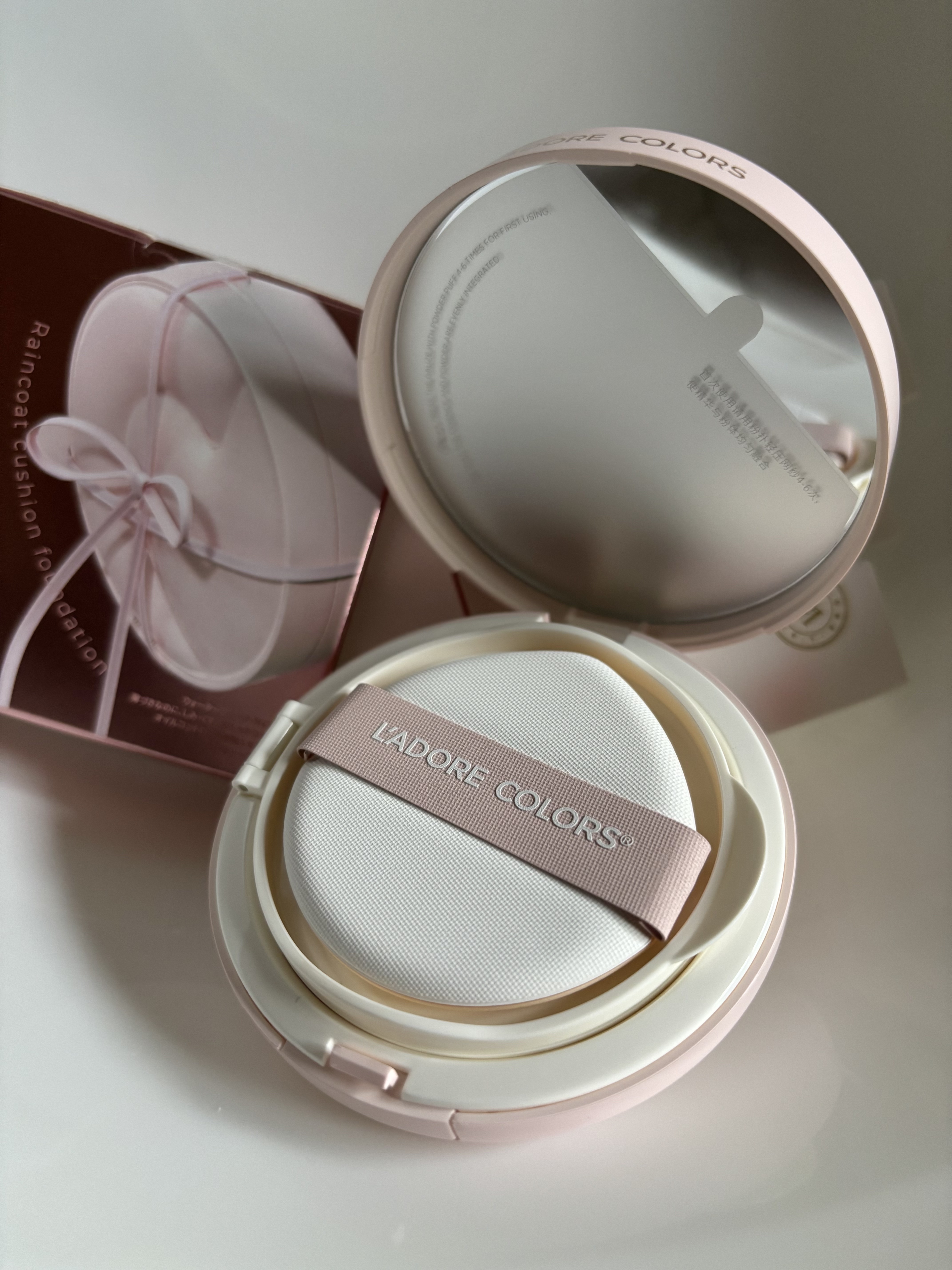 L'ADORE COLORS レインコート クッション ファンデーション/L'adore Colors/クッションファンデーションを使ったクチコミ（2枚目）