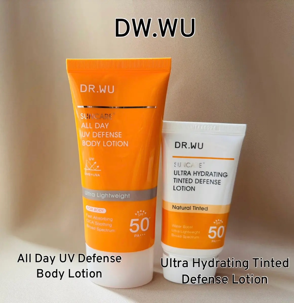 サンスクリーン+モイスト（色付き）＜日焼け止め＞/DR.WU/日焼け止めローションを使ったクチコミ（1枚目）