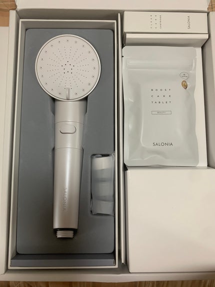 ファインバブルクリア/SALONIA/シャワーヘッドを使ったクチコミ(1枚目)