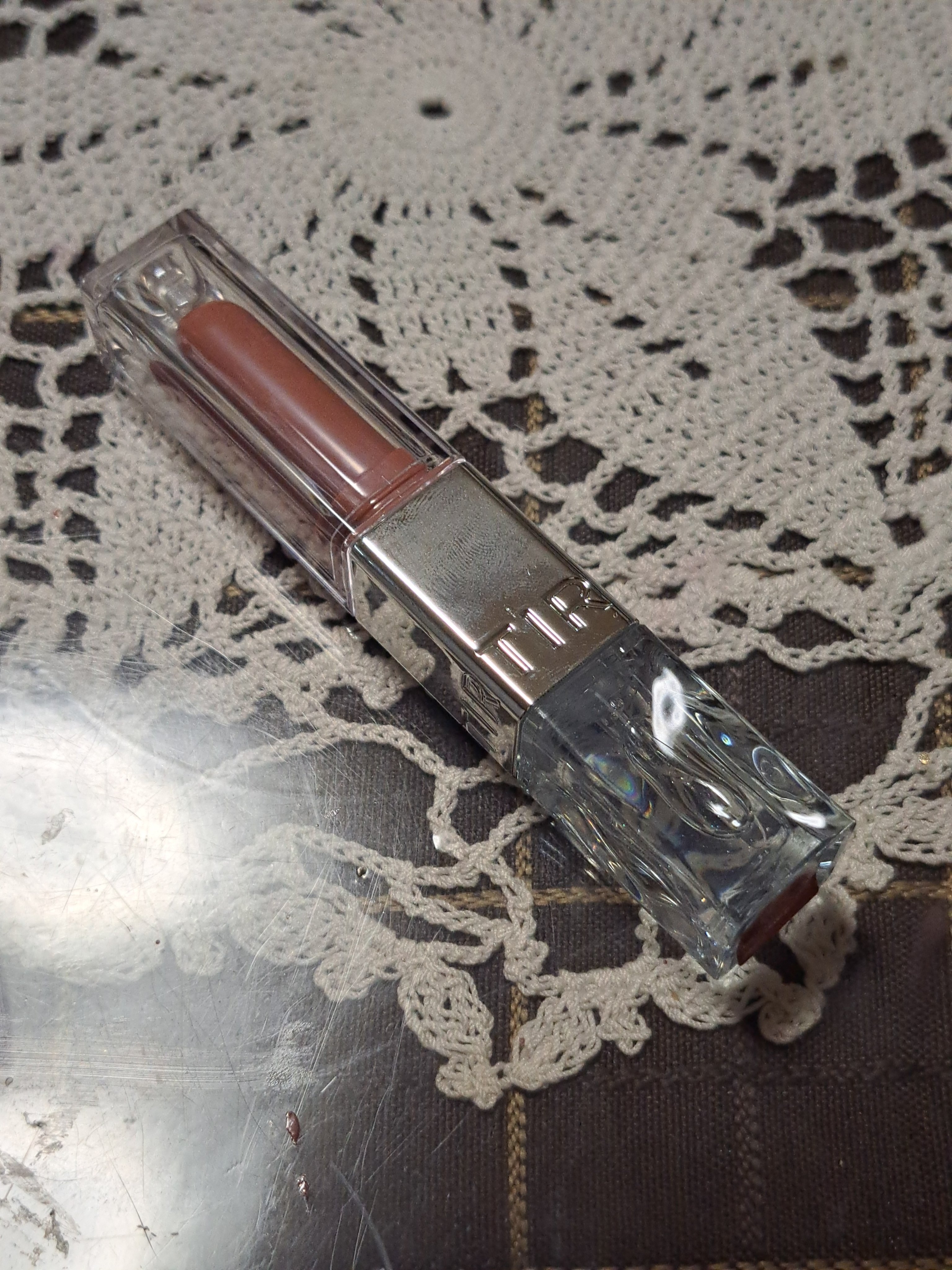 MELTING GLOW DUAL LIP 02 TENDER BRICK/TIRTIR(ティルティル)/リップバームを使ったクチコミ（1枚目）